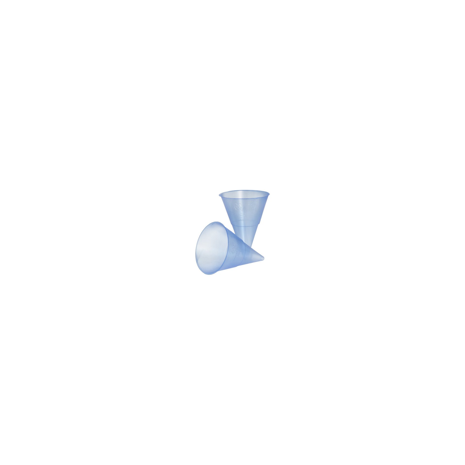 Spitzbecher, PP 115 ml Ø 7,03 cm · 9,5 cm blau Blue Cone
