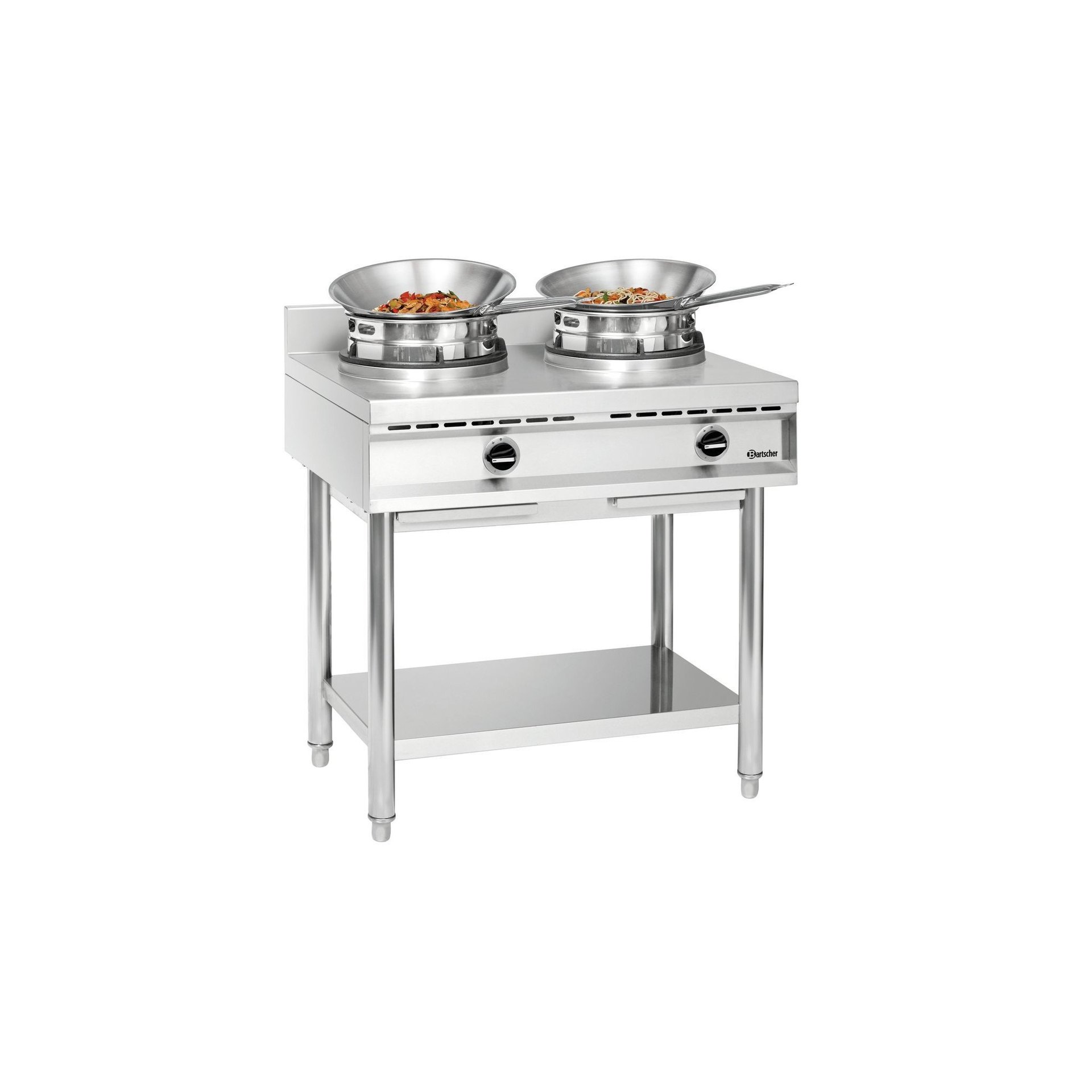 Wok-Herd, 2 Brenner Wok-Herd, 2 Brenner