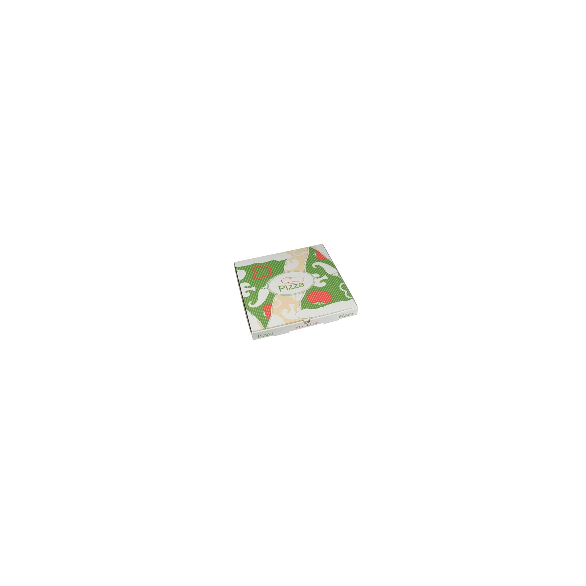 Pizzakartons, Cellulose "pure" eckig 30 cm x 30 cm x 3 cm Pizzakartons, Cellulose "pure" eckig 30 cm x 30 cm x 3 cm