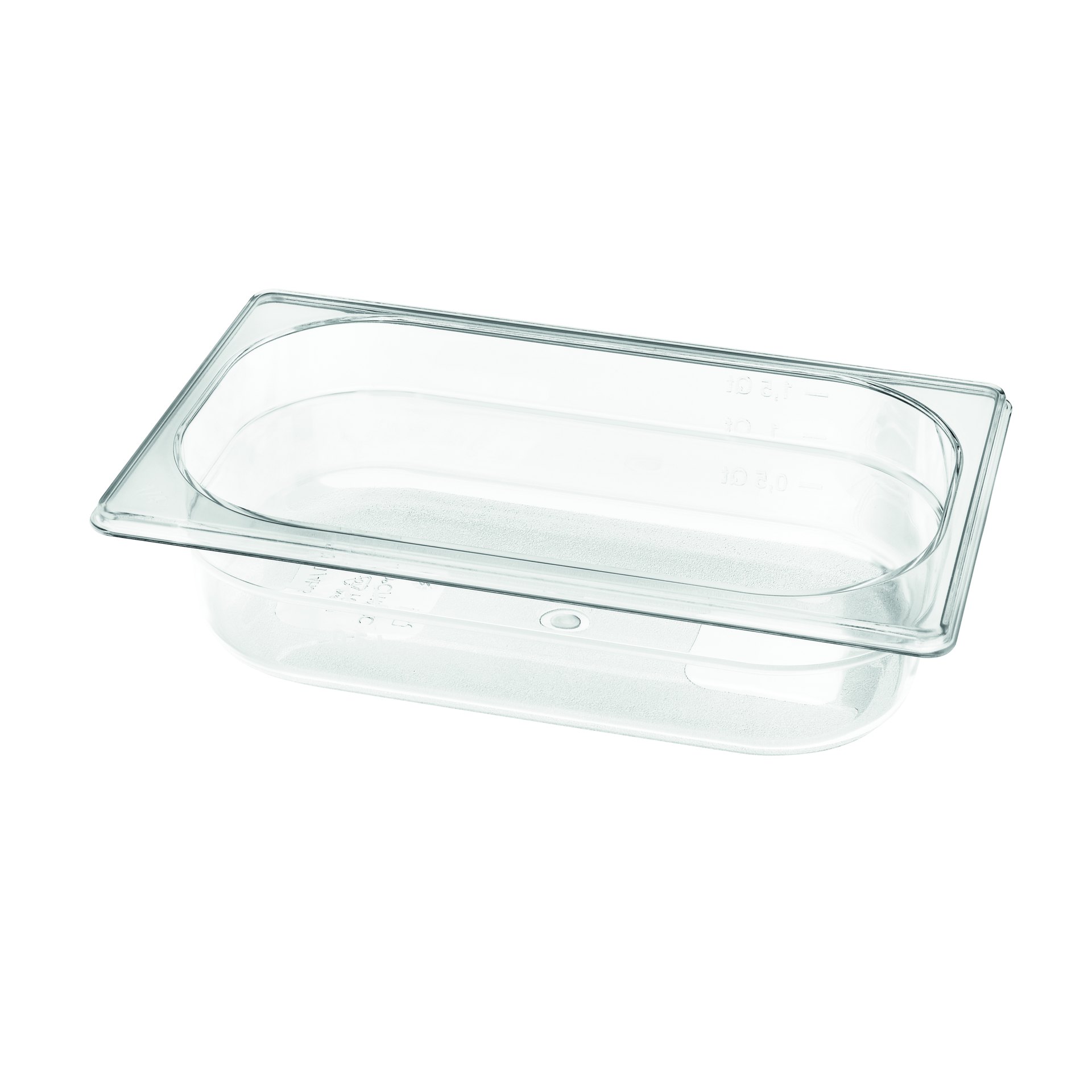 GN 1/4 Behälter, 65 mm, transparent GN 1/4 Behälter, 65 mm, transparent