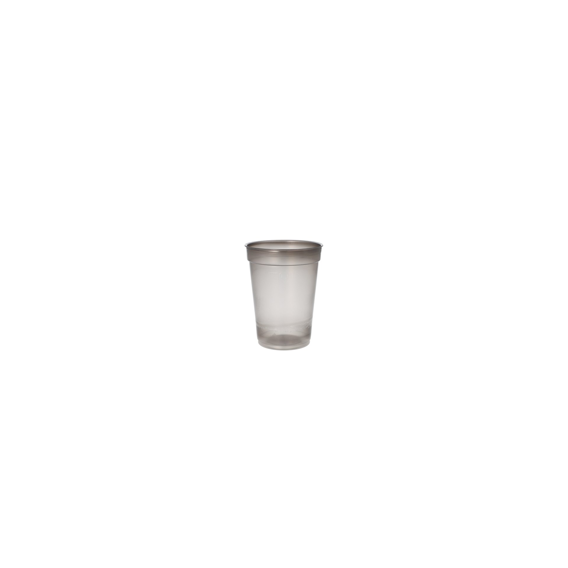 Mehrweg-Trinkbecher PP 0,4 l Ø 9,5 cm · 12,1 cm grau Mehrweg-Trinkbecher PP 0,4 l Ø 9,5 cm · 12,1 cm grau