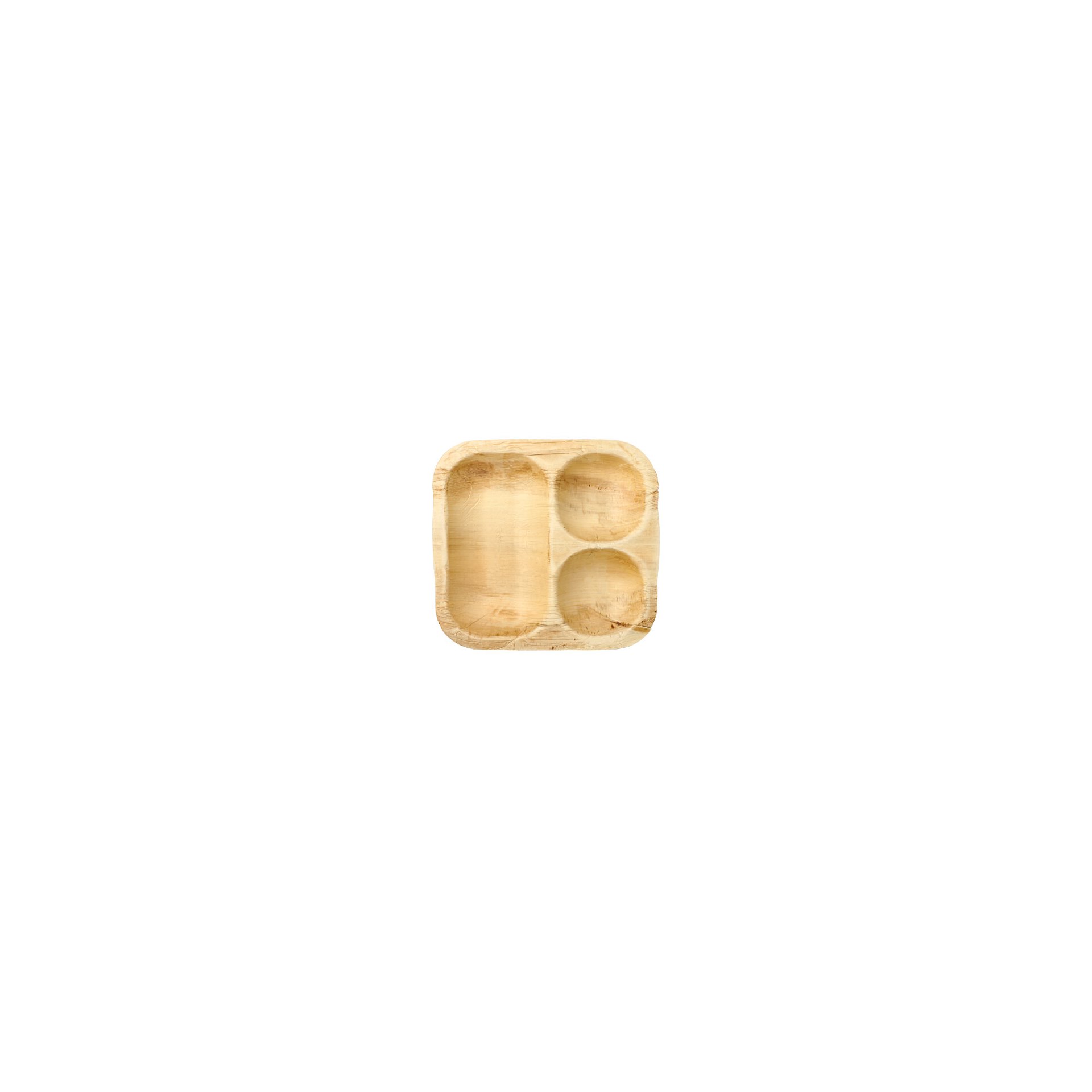 Siegelschalen Palmblatt "pure" eckig 500 ml 4 cm x 26 cm x 26 cm 3-geteilt Siegelschalen Palmblatt "pure" eckig 500 ml 4 cm x 26 cm x 26 cm 3-geteilt