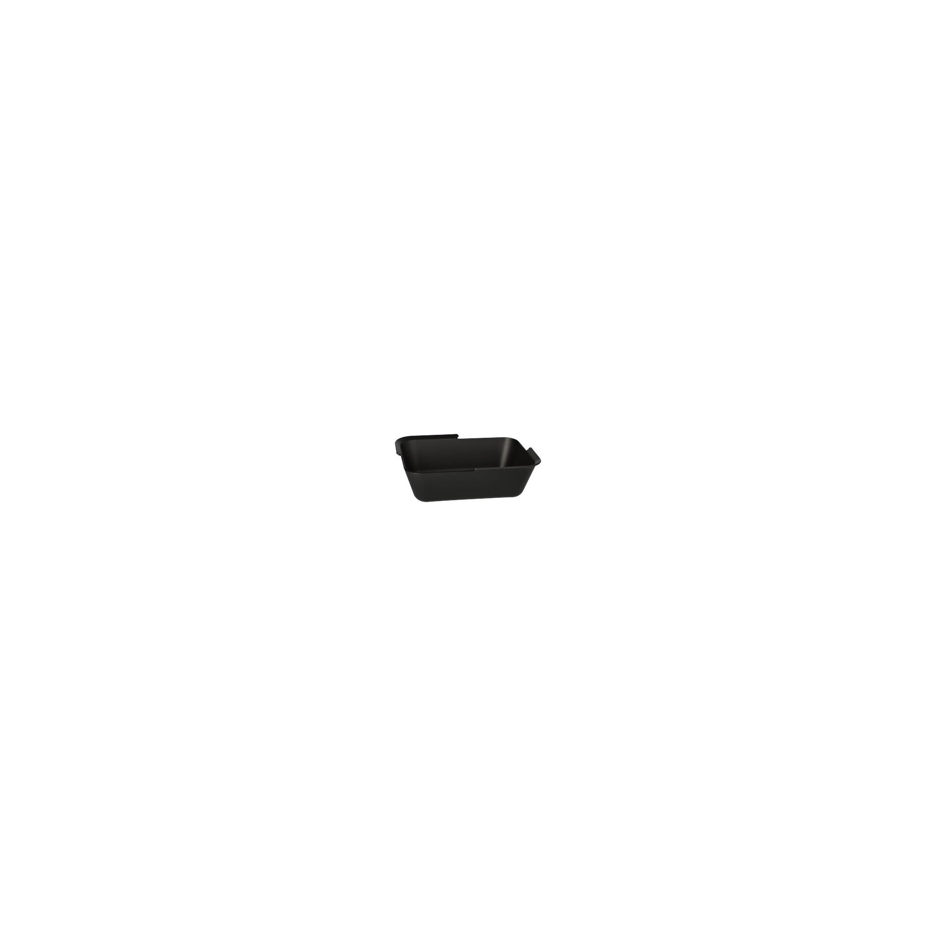 "Circulware" Mehrweg-Schalen Mix & Match eckig 4,7 cm x 15,6 cm x 11,7 cm schwarz