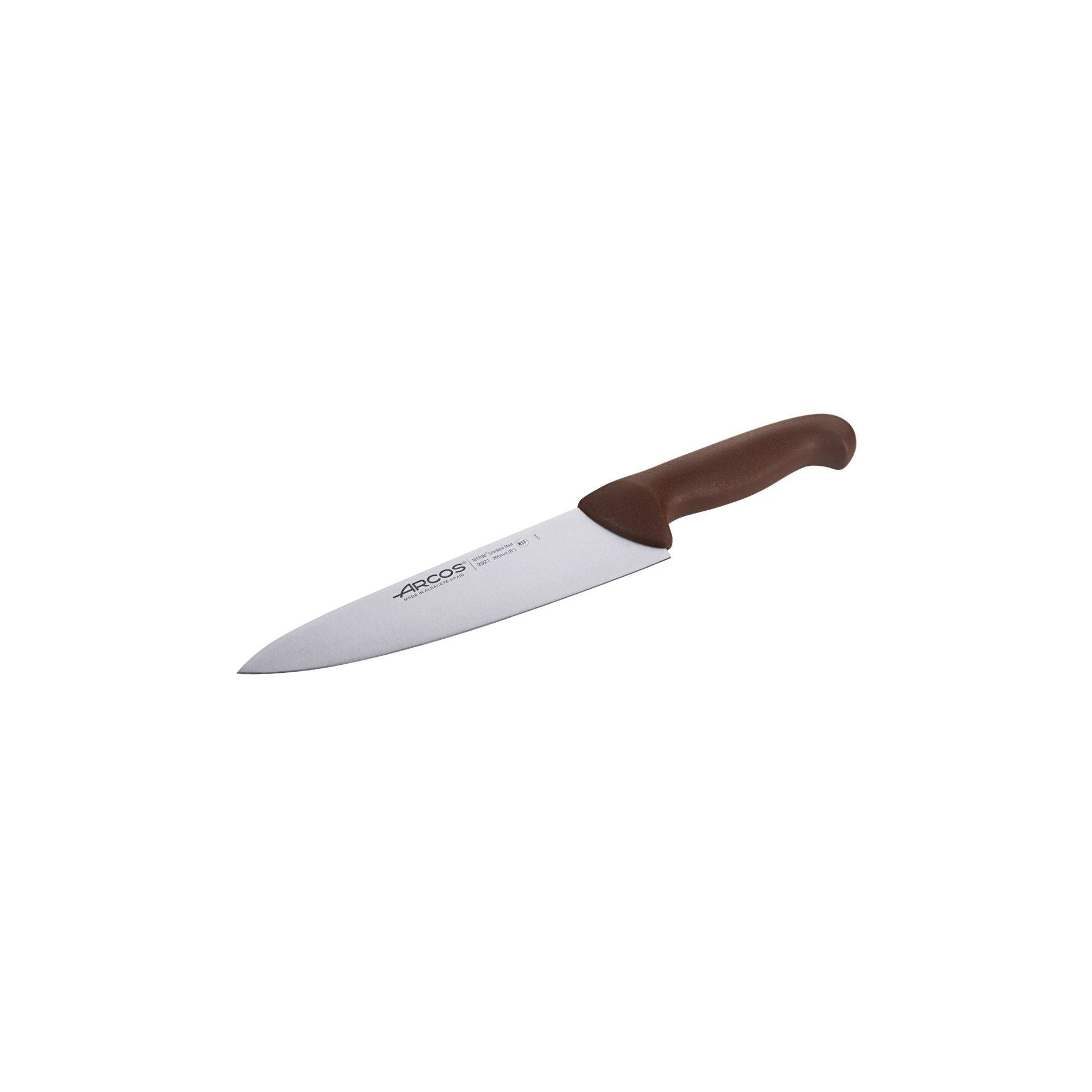 Kochmesser HACCP braun / 18 cm