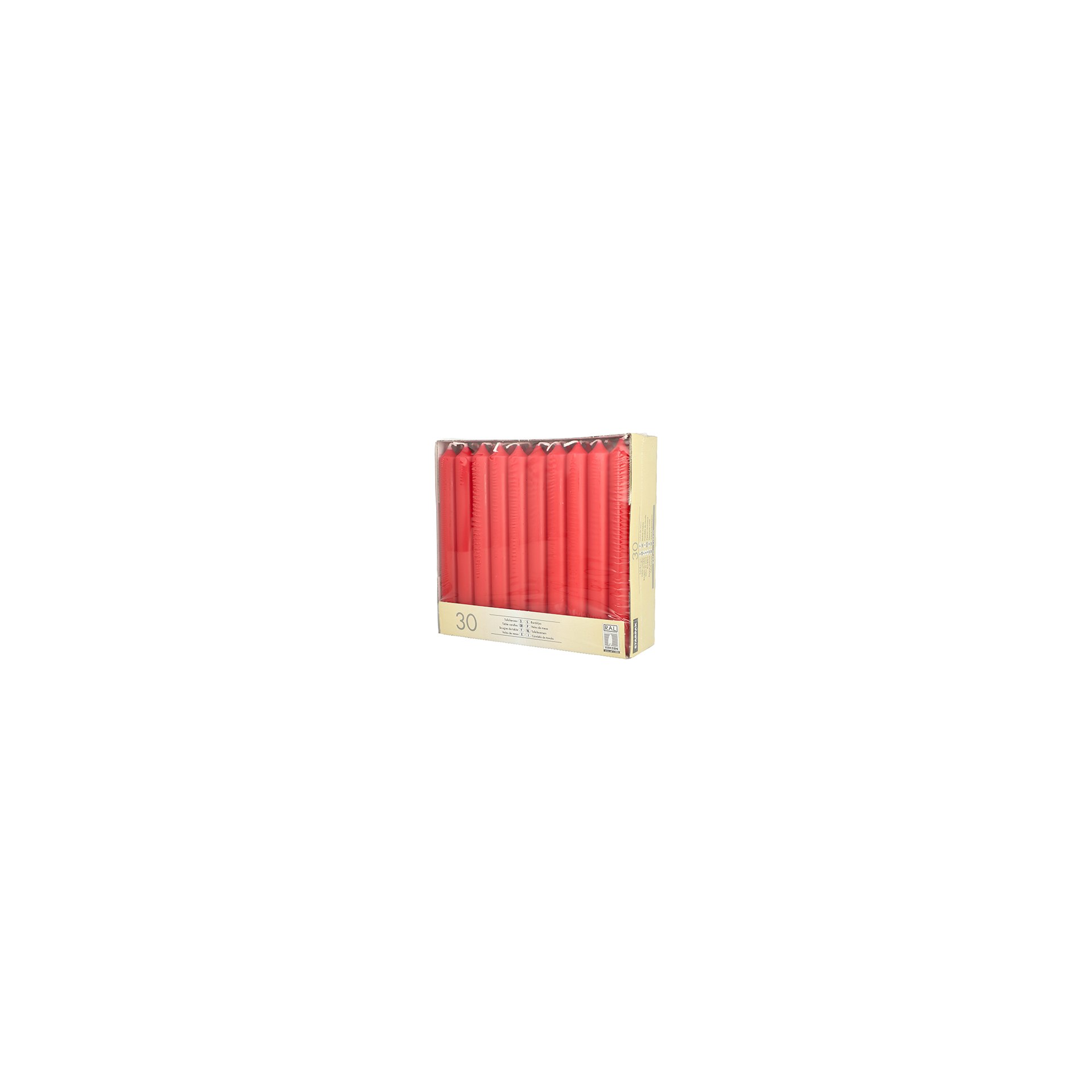 Tafelkerzen Ø 2,1 cm · 19,6 cm rot Tafelkerzen Ø 2,1 cm · 19,6 cm rot