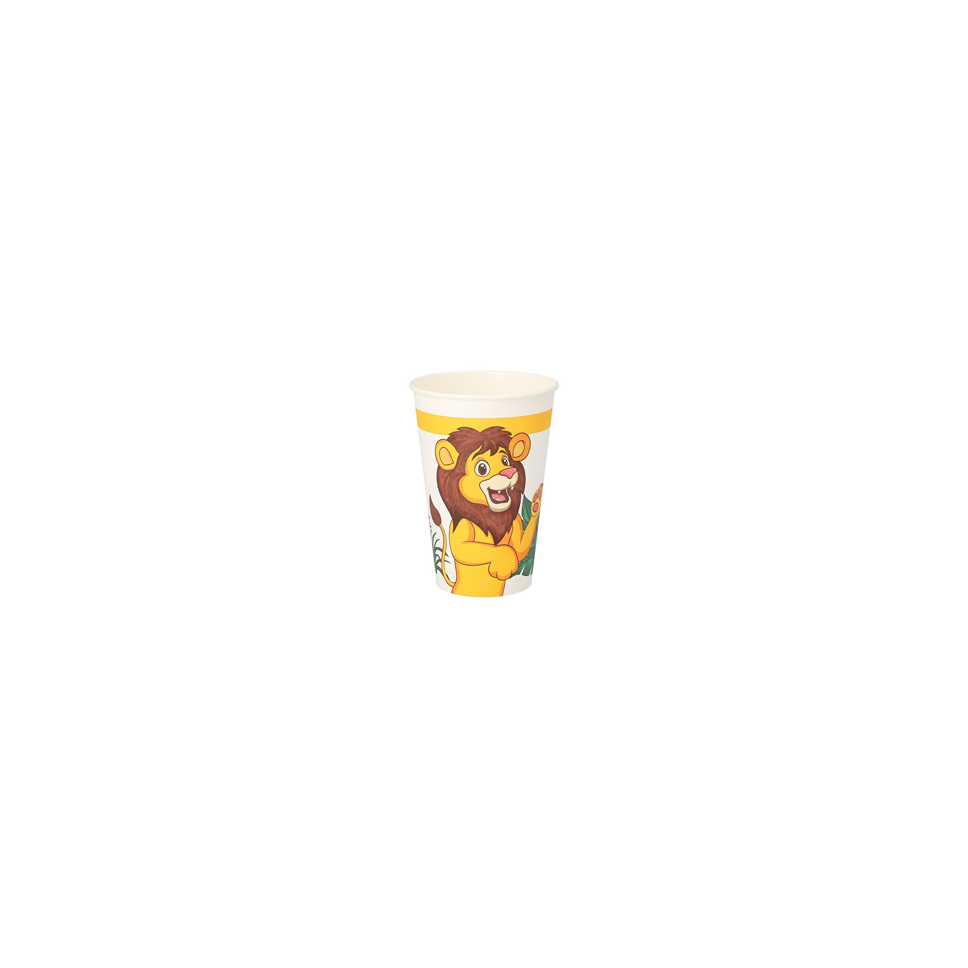 Trinkbecher, Pappe 0,2 l Ø 7 cm · 9,7 cm "Jungle" Trinkbecher, Pappe 0,2 l Ø 7 cm · 9,7 cm "Jungle"