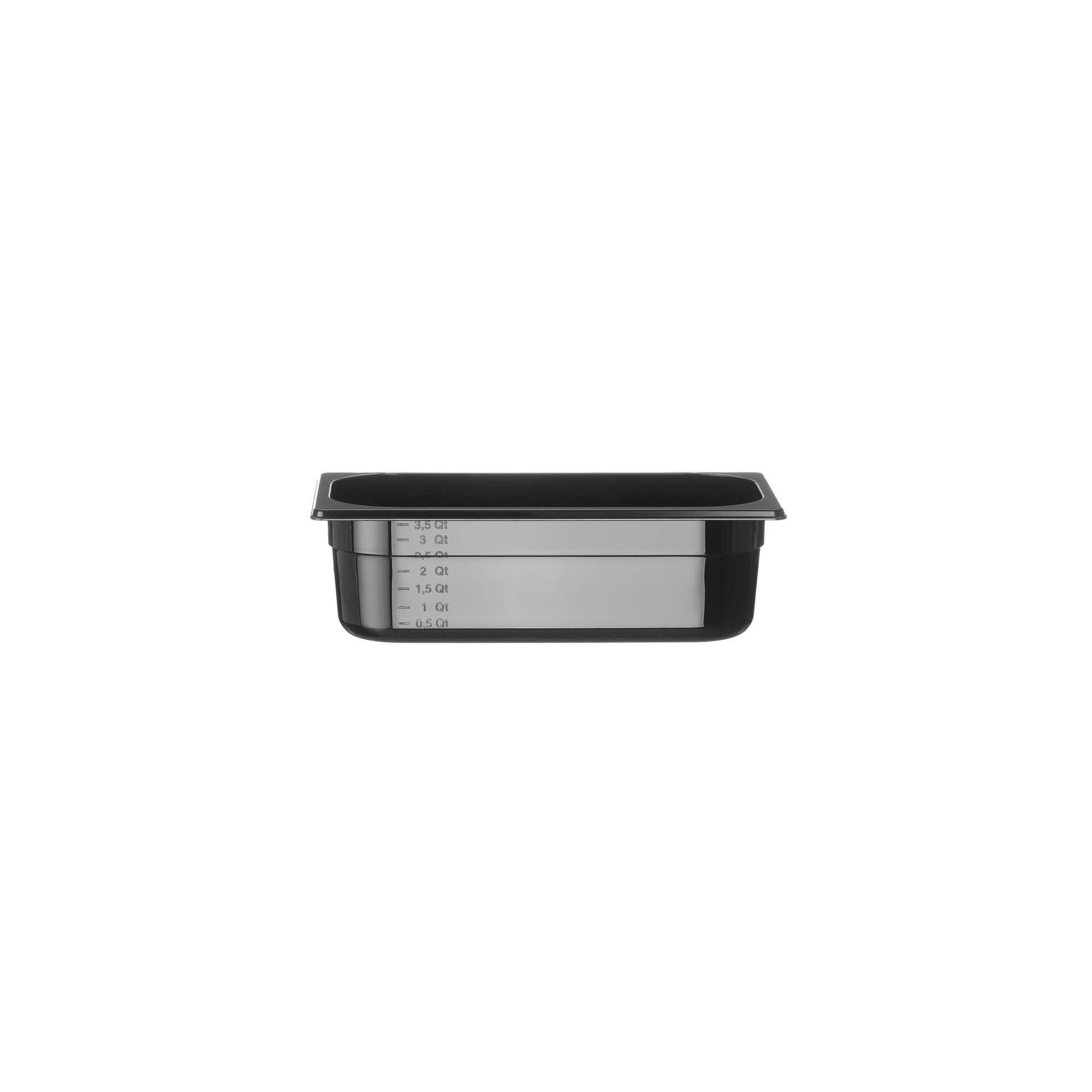 Gastronorm-Behälter 1/3, Profi Line, GN 1/3, 4L, Schwarz, 325x176x(H)100mm