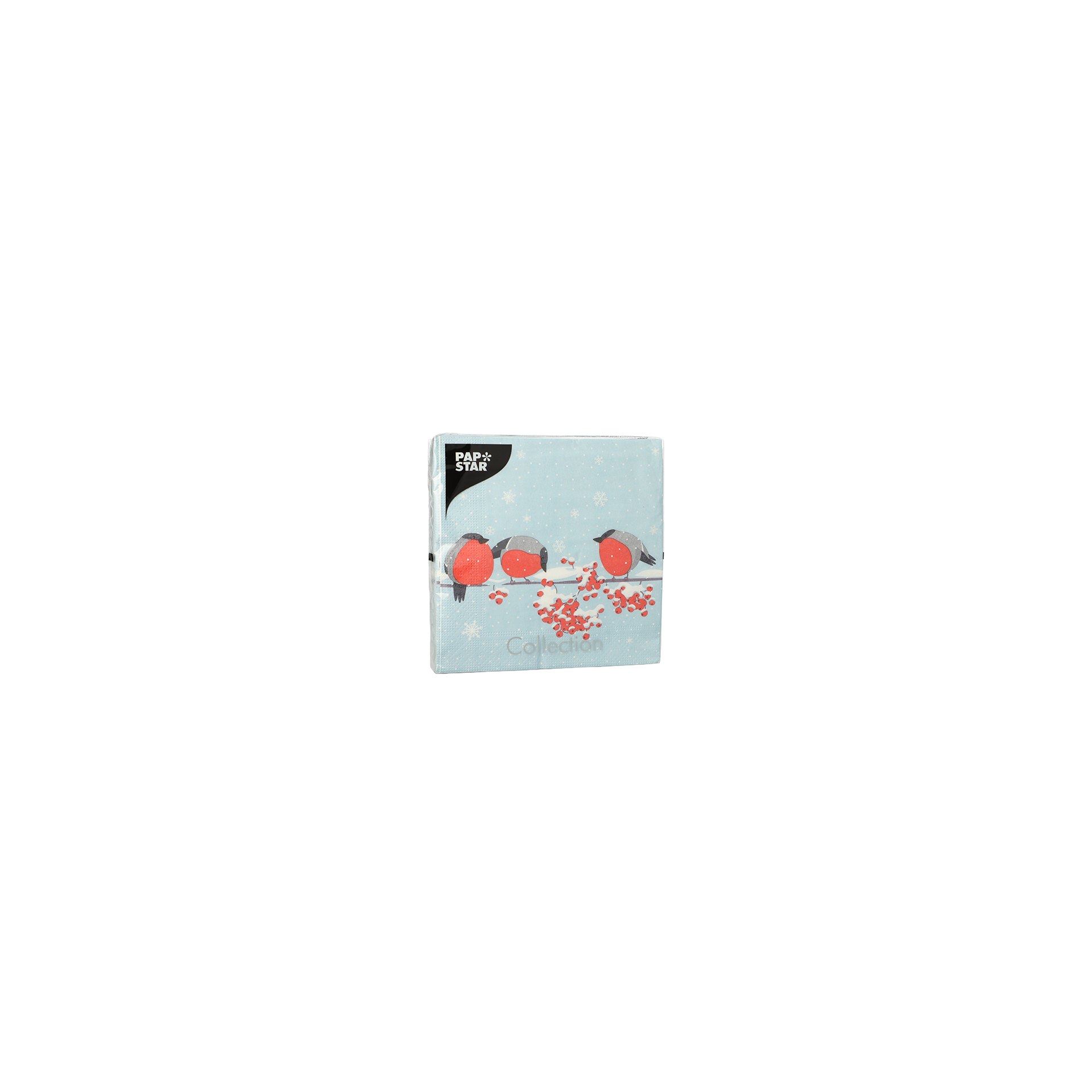 Servietten, 3-lagig 1/4-Falz 33 cm x 33 cm "Red Gorded Birds"