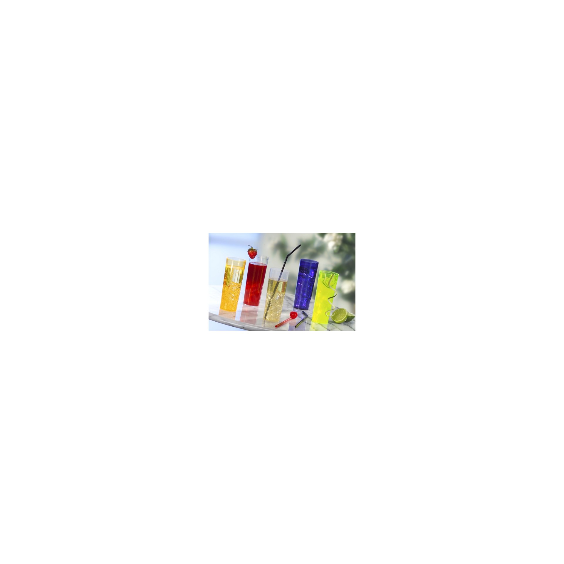 Mehrweg-Gläser für Longdrinks PP 0,3 l Ø 5,85 cm · 15,2 cm transluzent