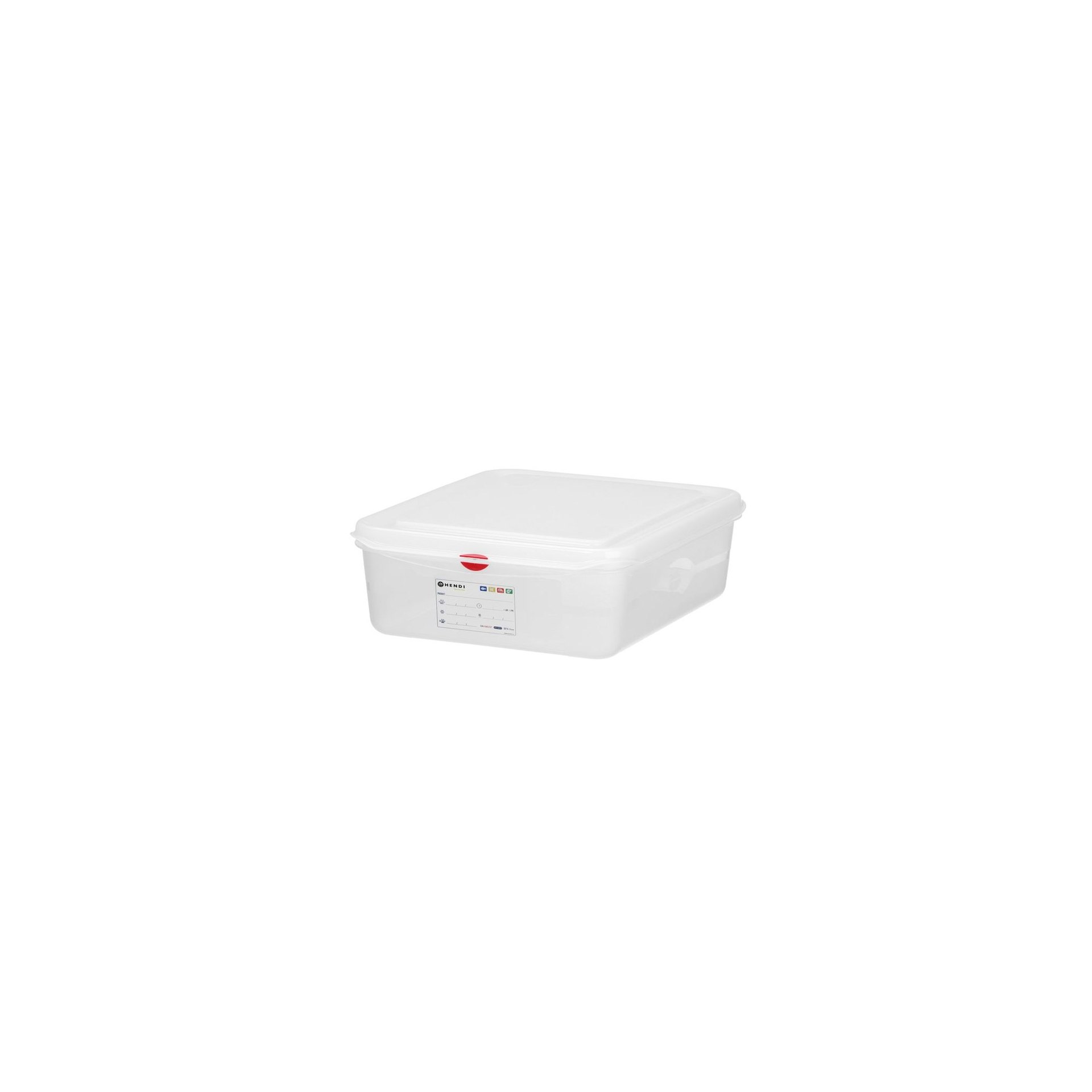 GN 1/2 Behälter, Polypropylen, GN 1/2, 6,5L, Transparent, 325x265x(H)100mm, Rechteckig GN 1/2 Behälter, Polypropylen, GN 1/2, 6,5L, Transparent, 325x265x(H)100mm, Rechteckig