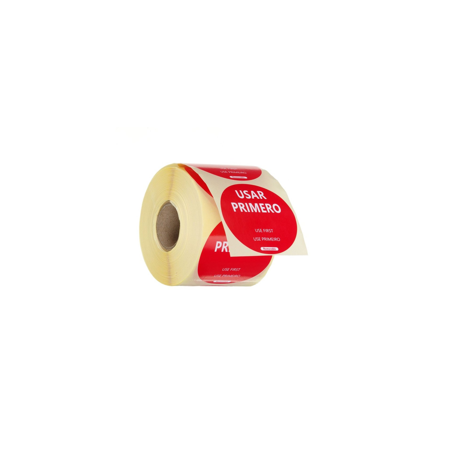 hendi-850893-lebensmittelsicherheitsetiketten-den-mehrfachgebrauch-einfac-1 Lebensmittelsicherheitsaufkleber, mehrfach verwendbar, leicht entfernbar, „USE FIRST“ (Zuerst verwenden), Rot, 500 Stk., ⌀50mm