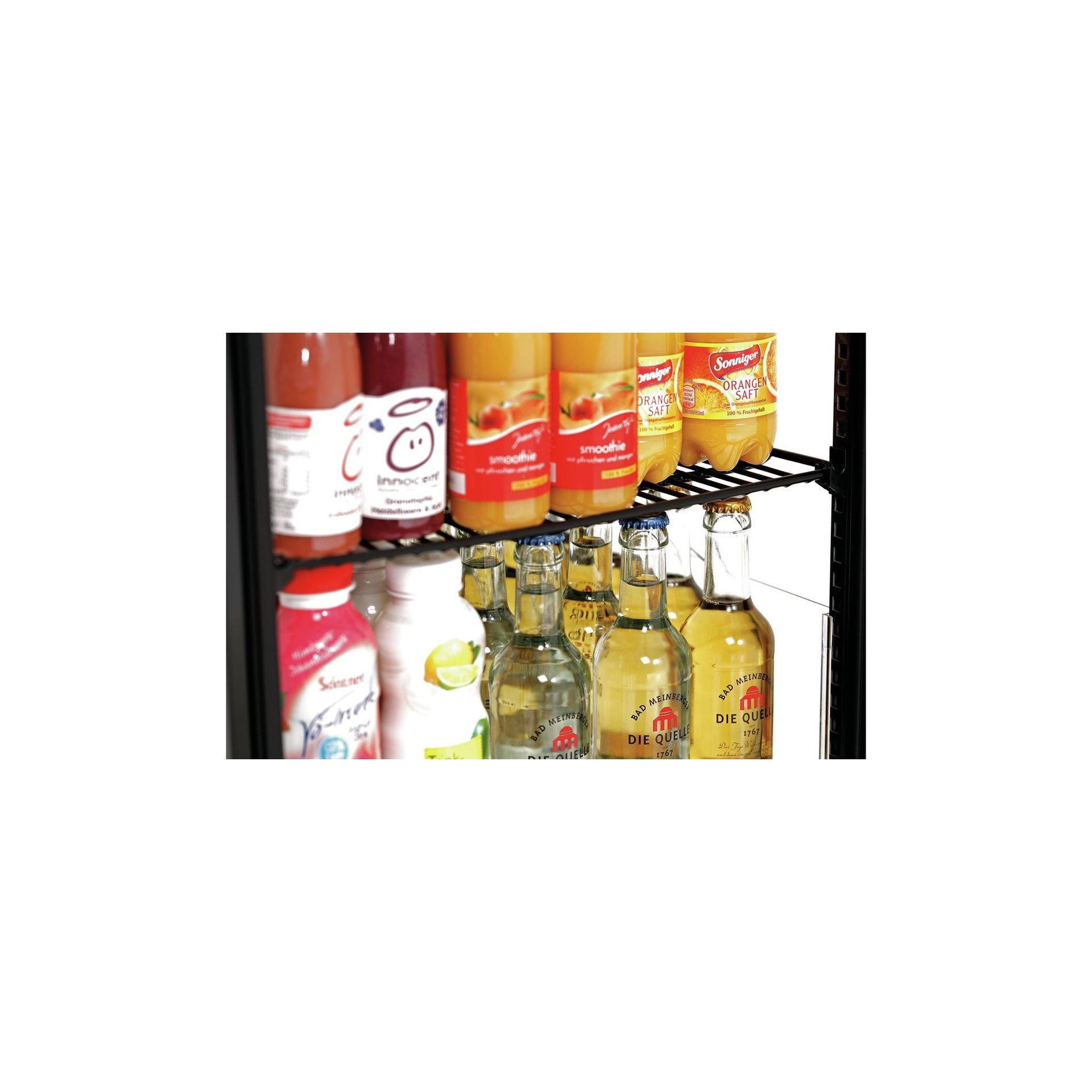 Mini-Kühlvitrine 78L, schwarz Mini-Kühlvitrine 78L, schwarz
