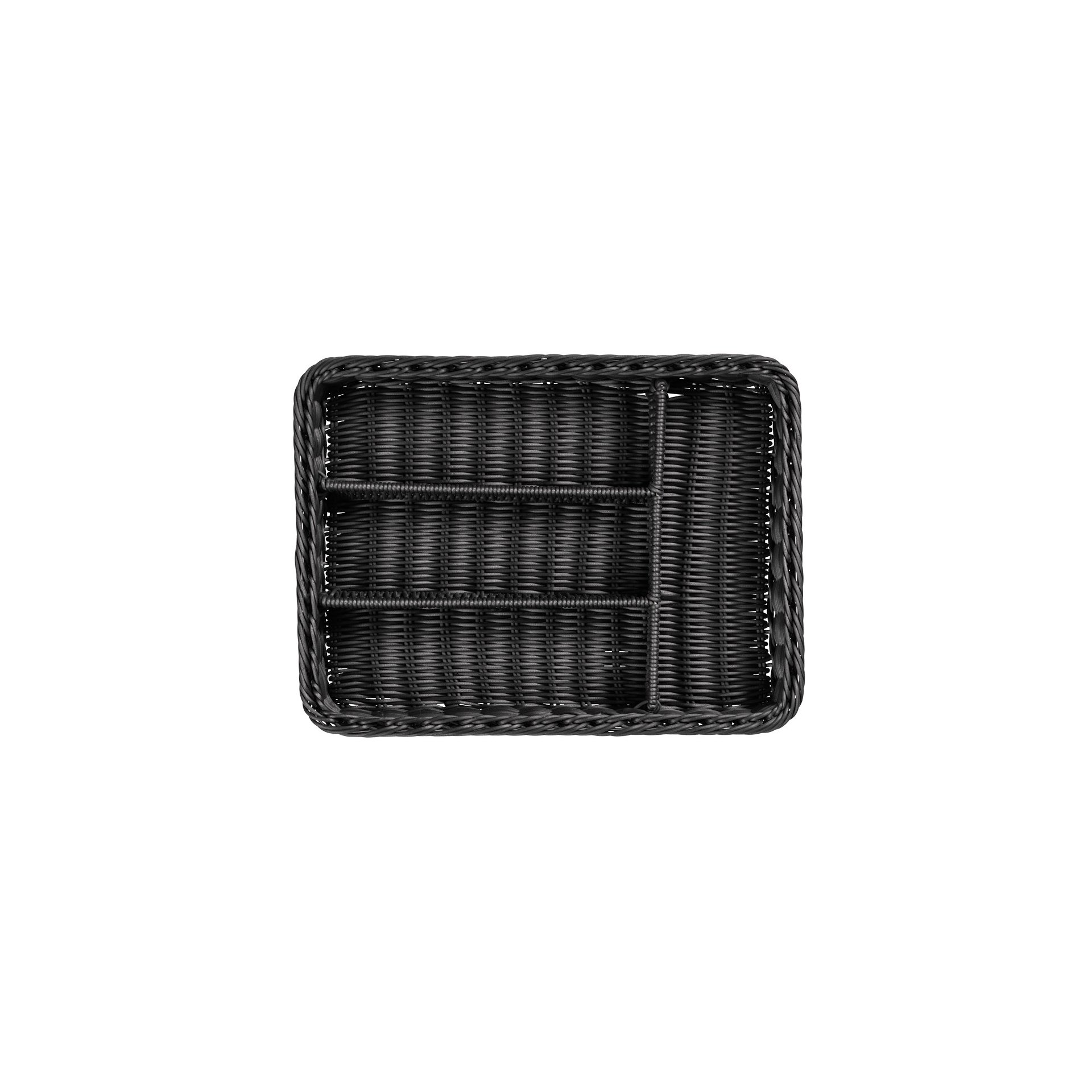 Besteckkorb 40 x 30 x 6,5 cm, schwarz Besteckkorb 40 x 30 x 6,5 cm, schwarz