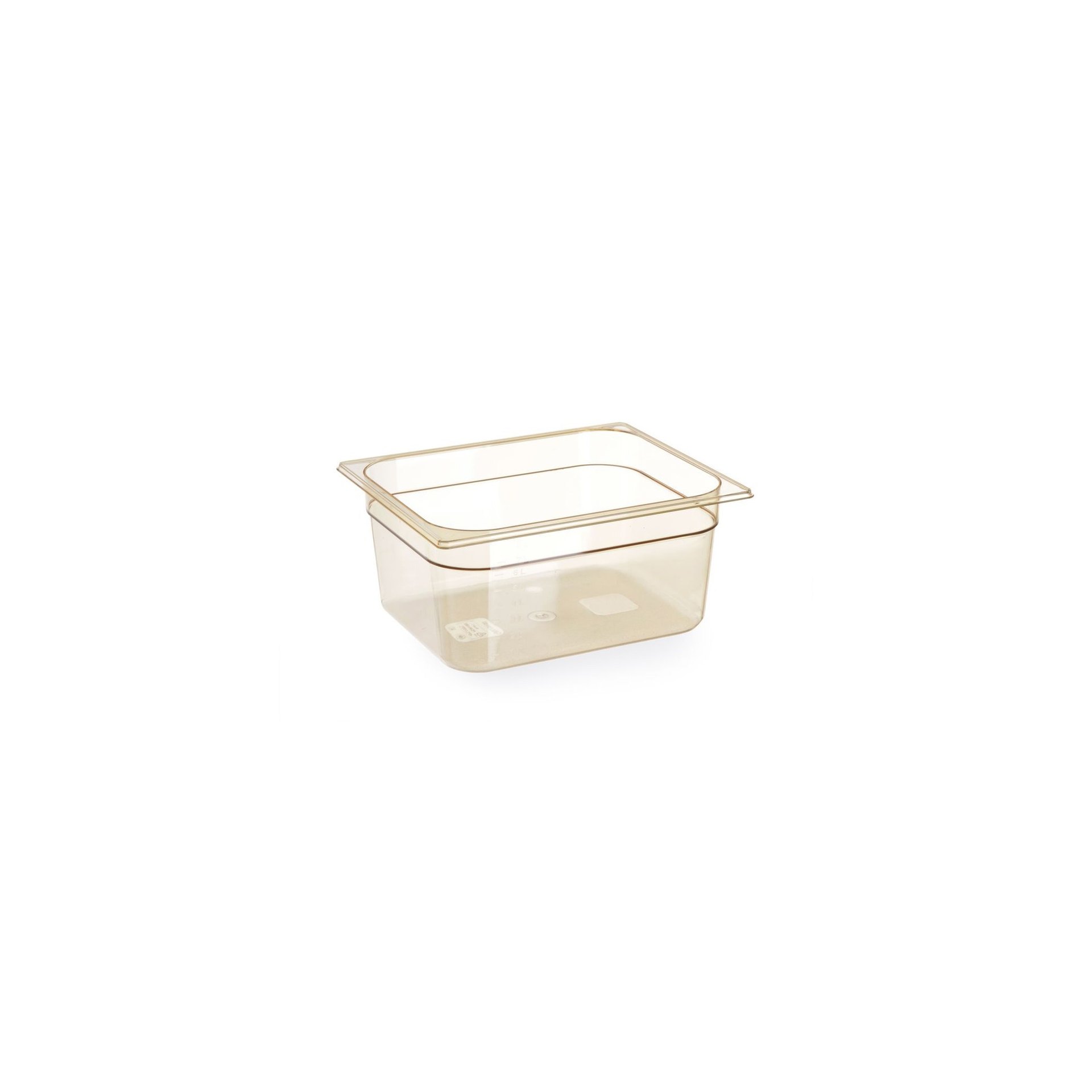 Gastronorm-Behälter 1/2, hochtemperaturbeständig, GN 1/2, 4L, Transparent, 325x265x(H)65mm