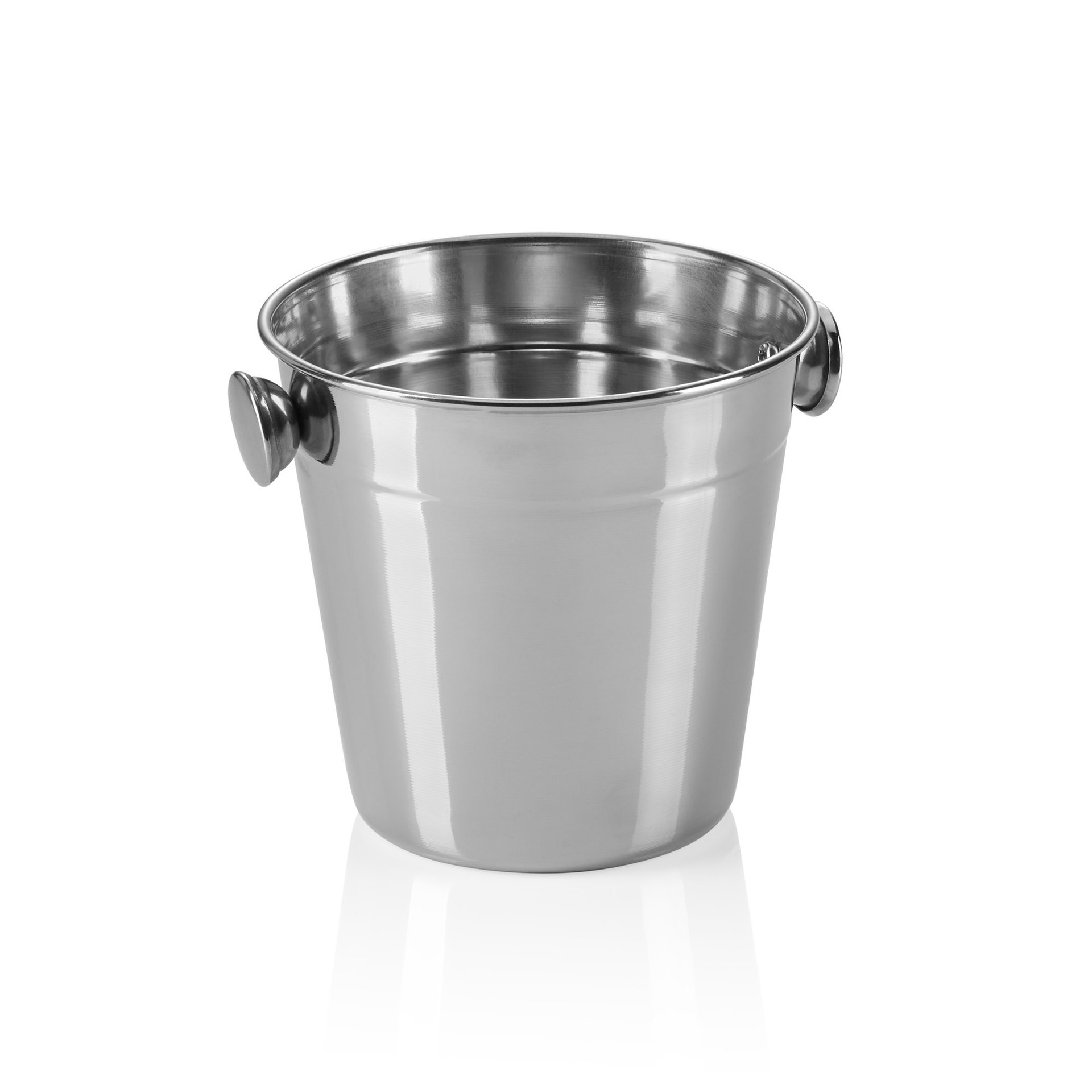 Mini Eiseimer, Ø 11 cm, Höhe 11 cm, 0,50 ltr., Chromnickelstahl