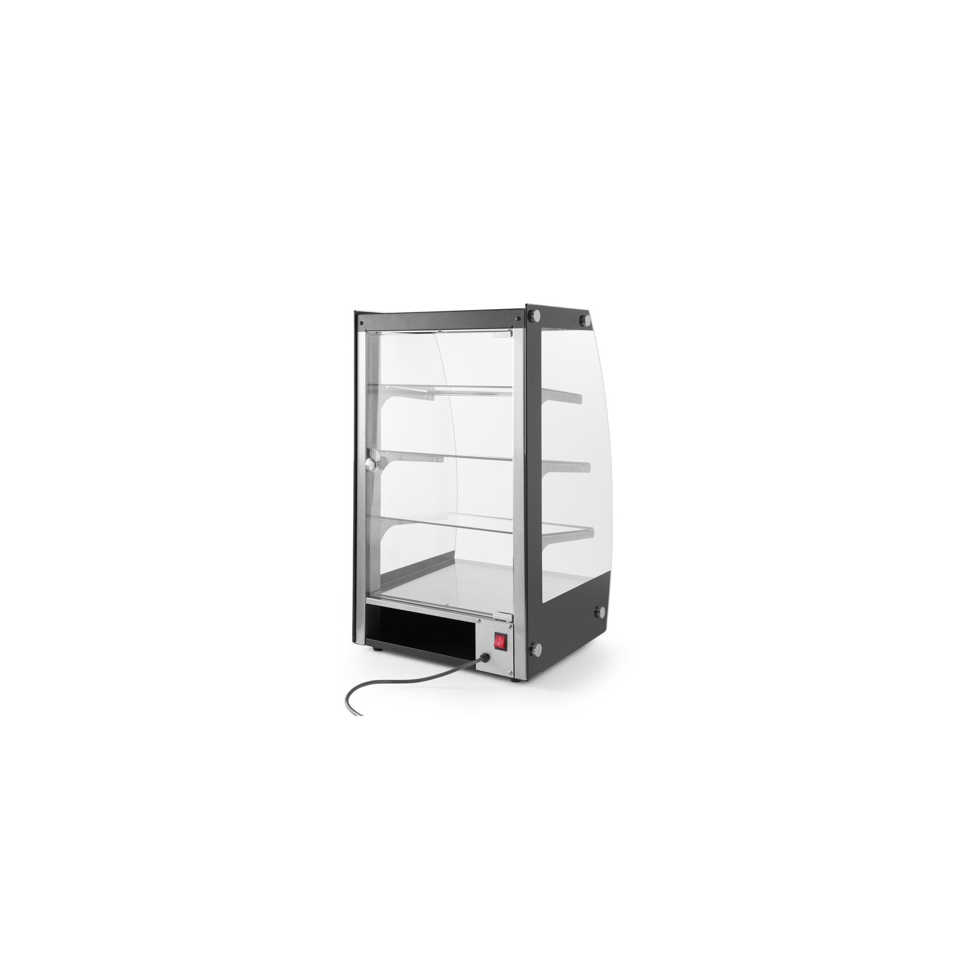 Offene Vitrine mit Regalablagen 75 L, 230V/2W, 415x390x(H)716mm Offene Vitrine mit Regalablagen 75 L, 230V/2W, 415x390x(H)716mm