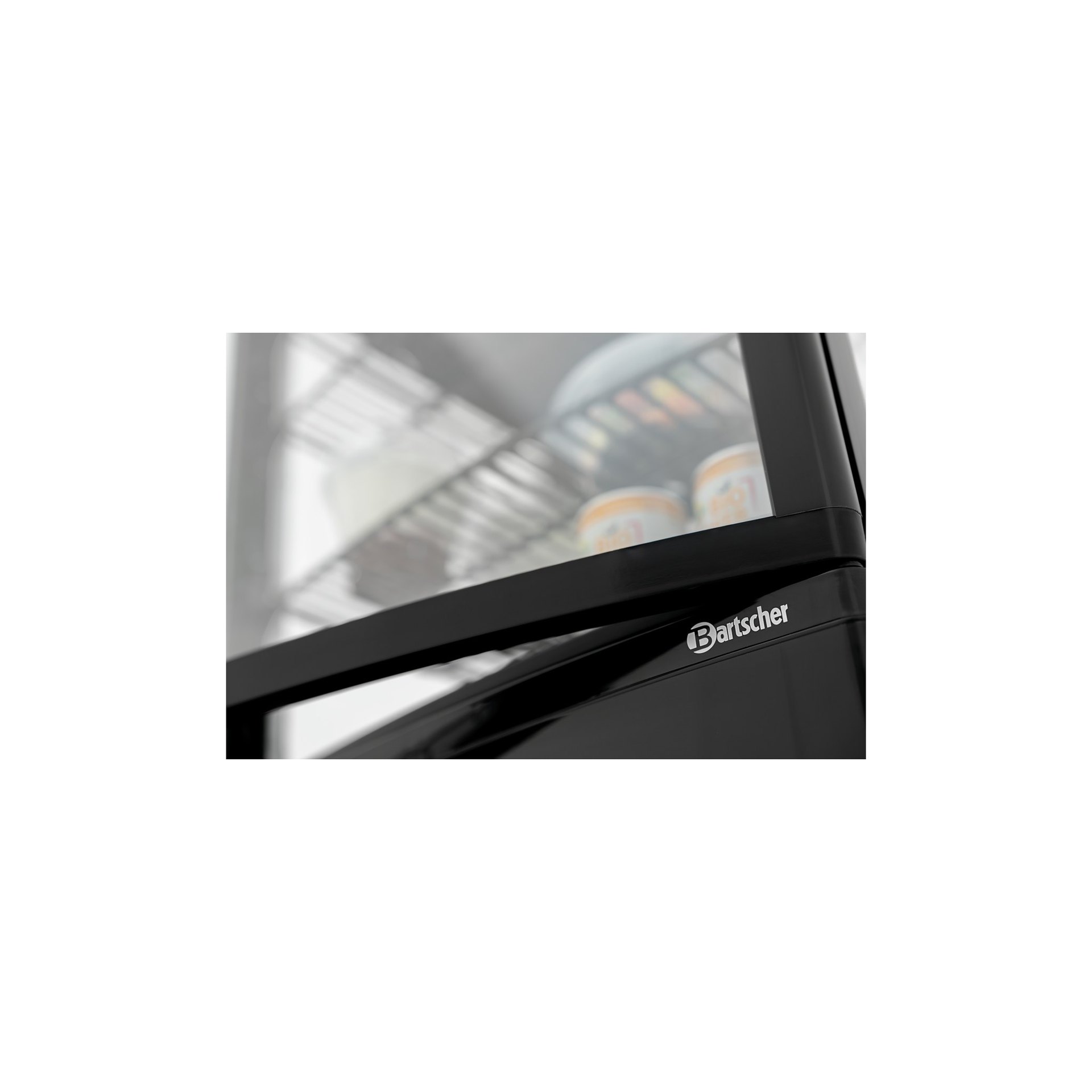 Mini-Kühlvitrine 64L2T schwarz Mini-Kühlvitrine 98L2T schwarz