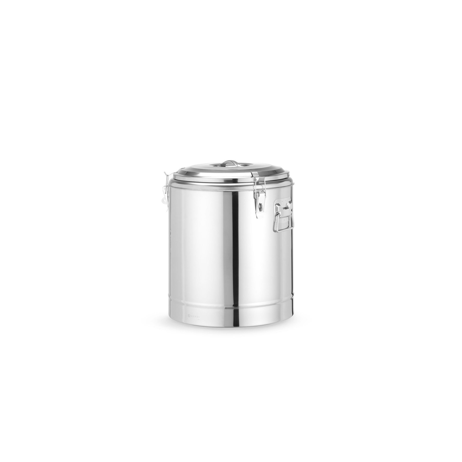 Isolierter tragbarer Behälter, Kitchen Line, 36L, Silber, ⌀400x(H)500mm Isolierter tragbarer Behälter, Kitchen Line, 36L, Silber, ⌀400x(H)500mm