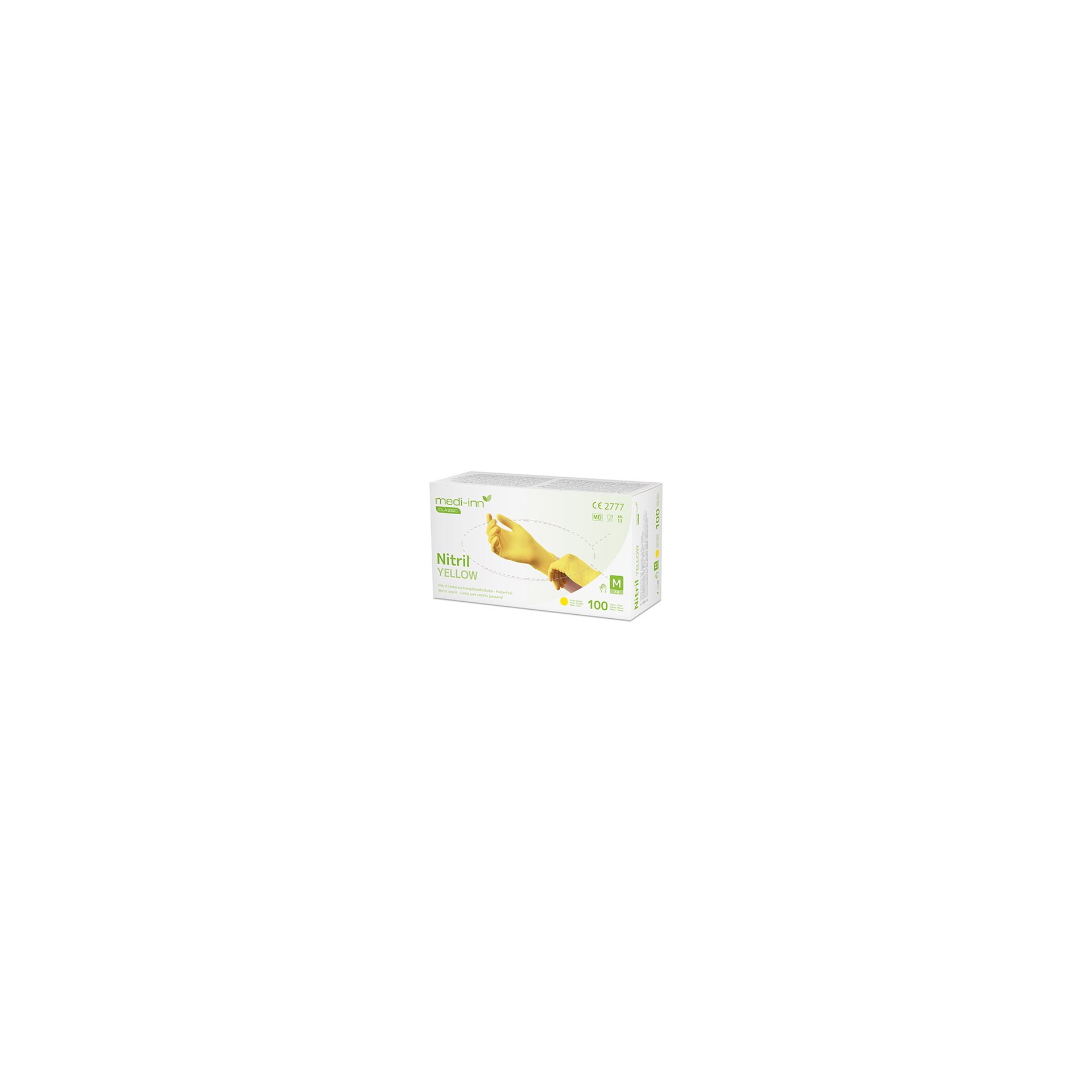 "Medi-Inn Classic" Handschuhe, Nitril puderfrei gelb "Nitril Yellow" Größe: M "Medi-Inn Classic" Handschuhe, Nitril puderfrei gelb "Nitril Yellow" Größe: M