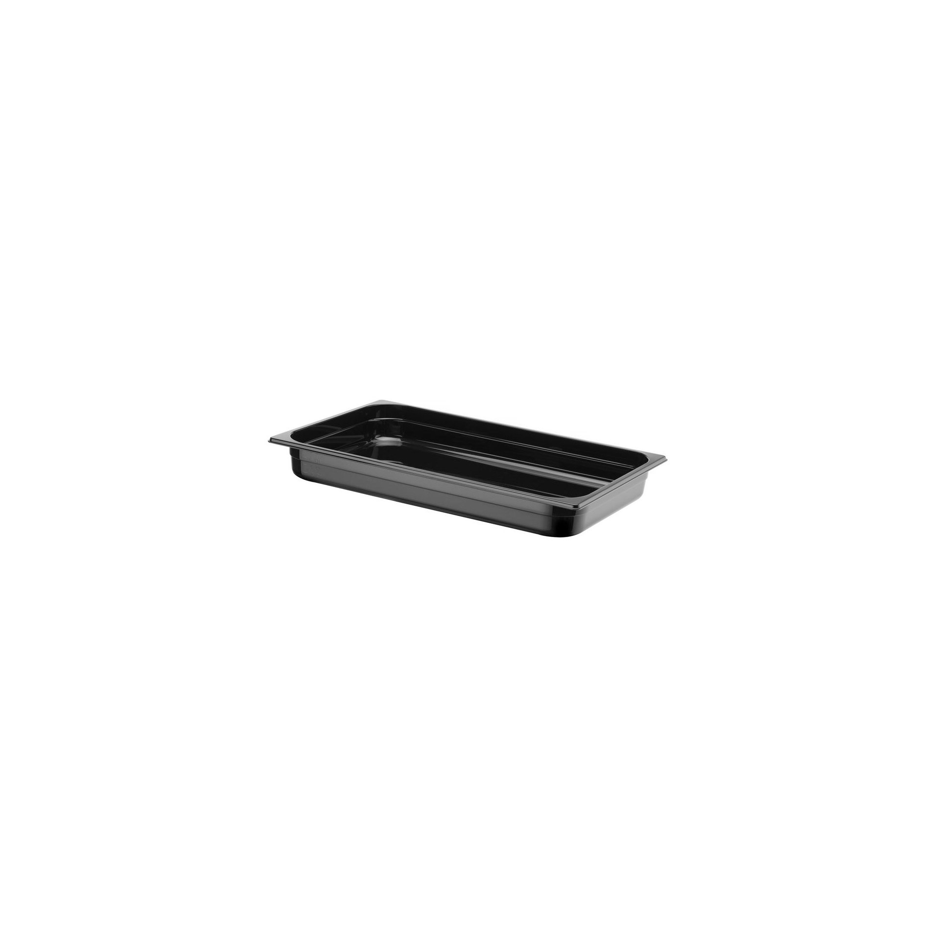 Gastronorm-Behälter 1/1, Profi Line, GN 1/1, 9L, Schwarz, 530x325x(H)65mm Gastronorm-Behälter 1/1, Profi Line, GN 1/1, 9L, Schwarz, 530x325x(H)65mm