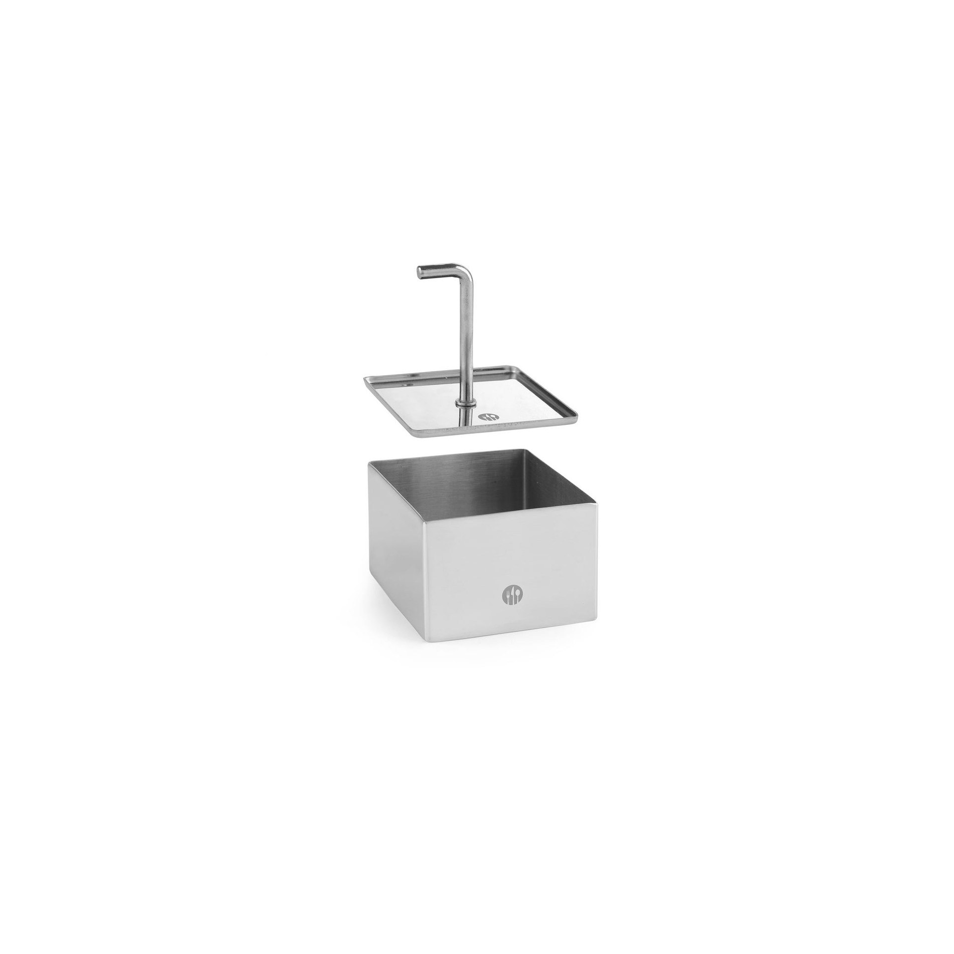 Speiseringe und Stampfer, quadratisch, Speisering, 65x65x(H)45mm Speiseringe und Stampfer, quadratisch, Speisering, 65x65x(H)45mm