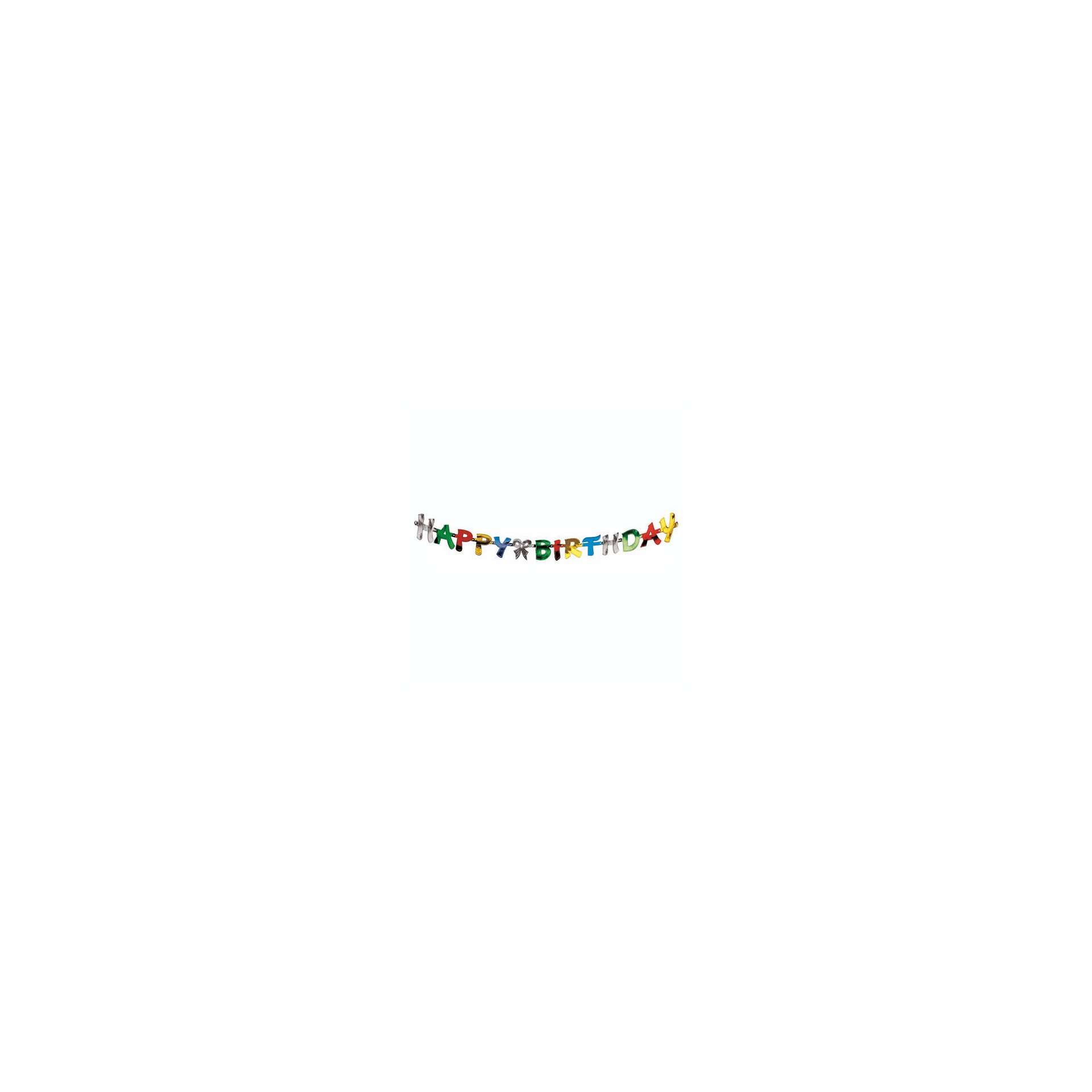 Grußkette 1,4 m "Happy Birthday"