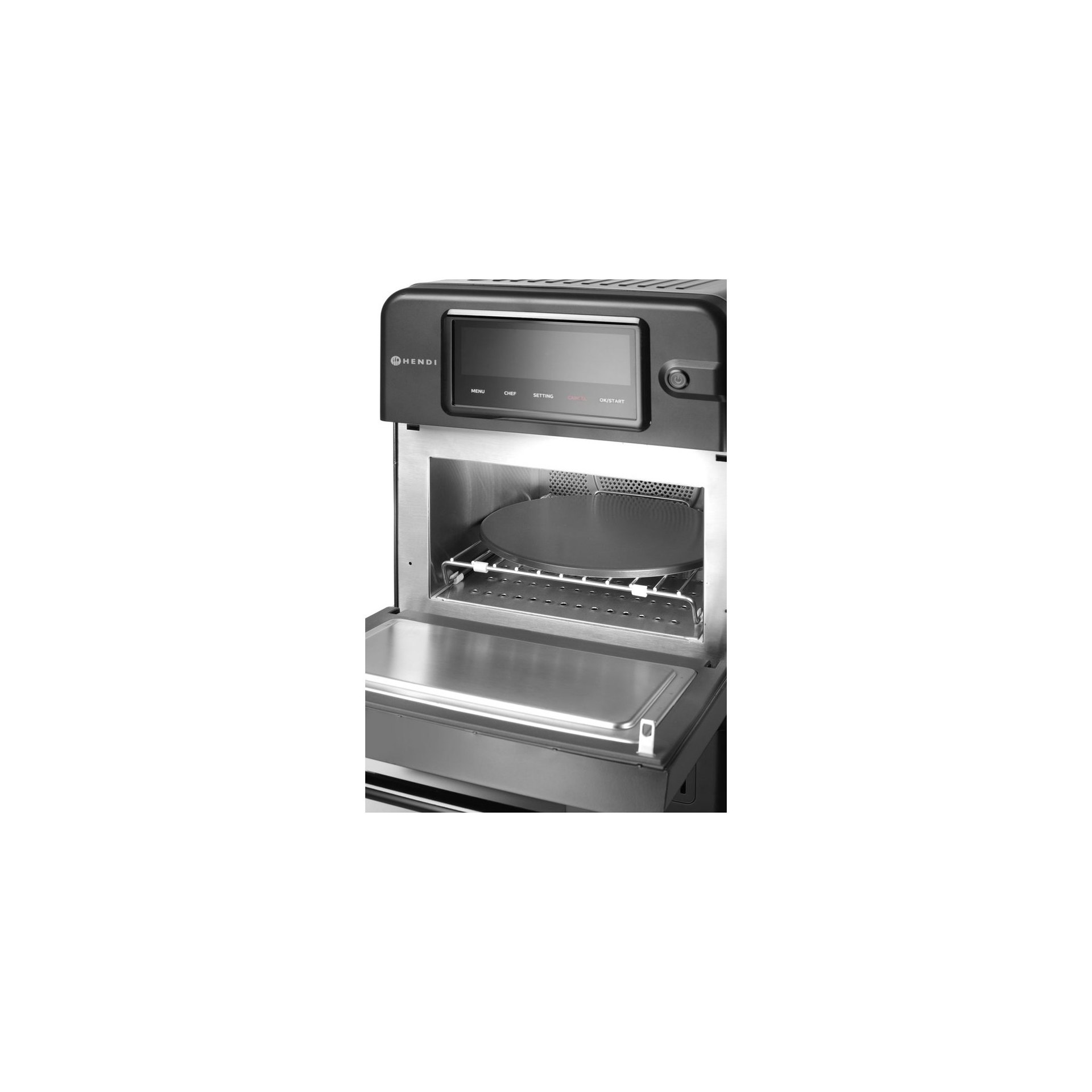 Hochgeschwindigkeits-Backofen CombiTurbo, 18L, Schwarz, 230V/3000W, 402x735x(H)608mm