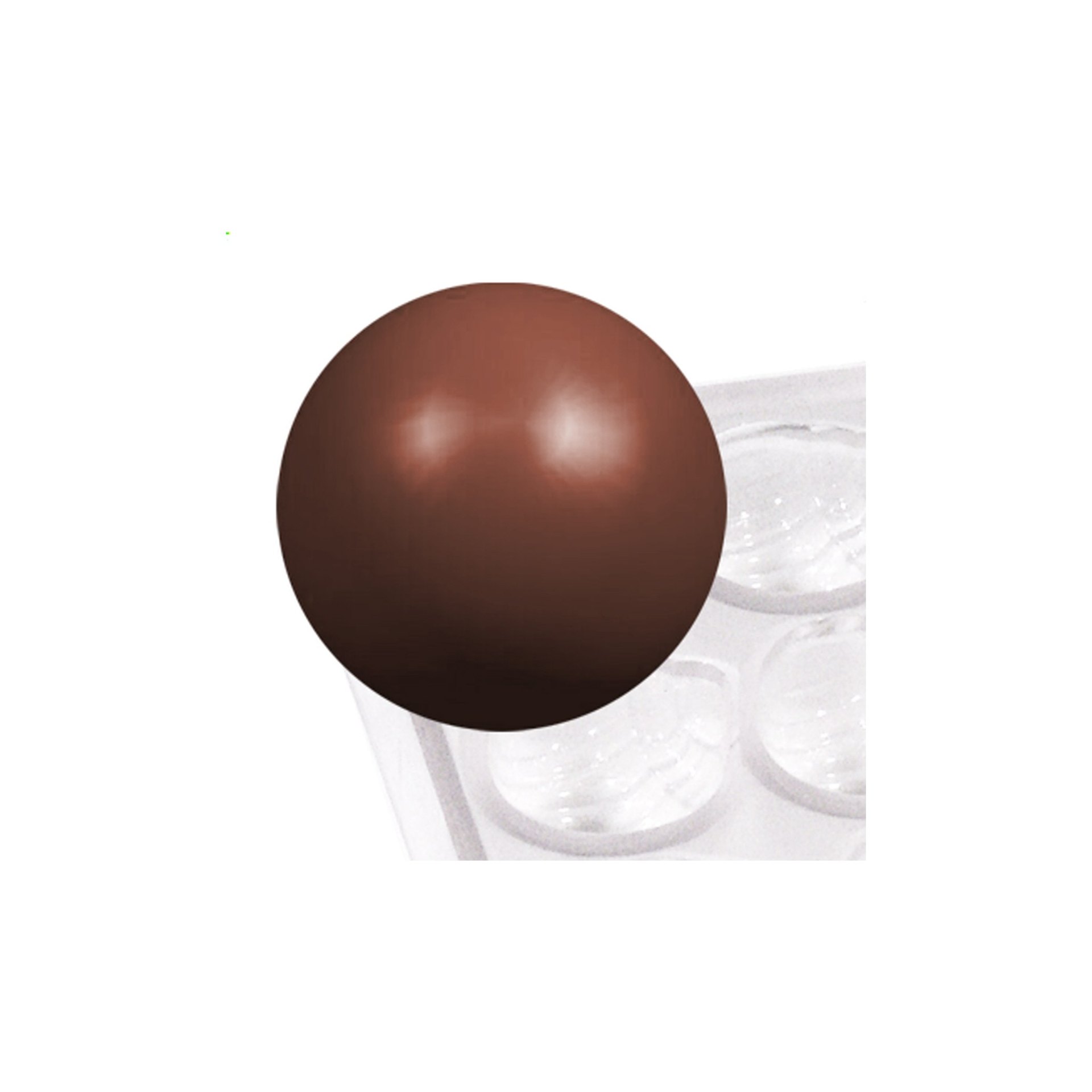 Pralinenform Halbkugel
