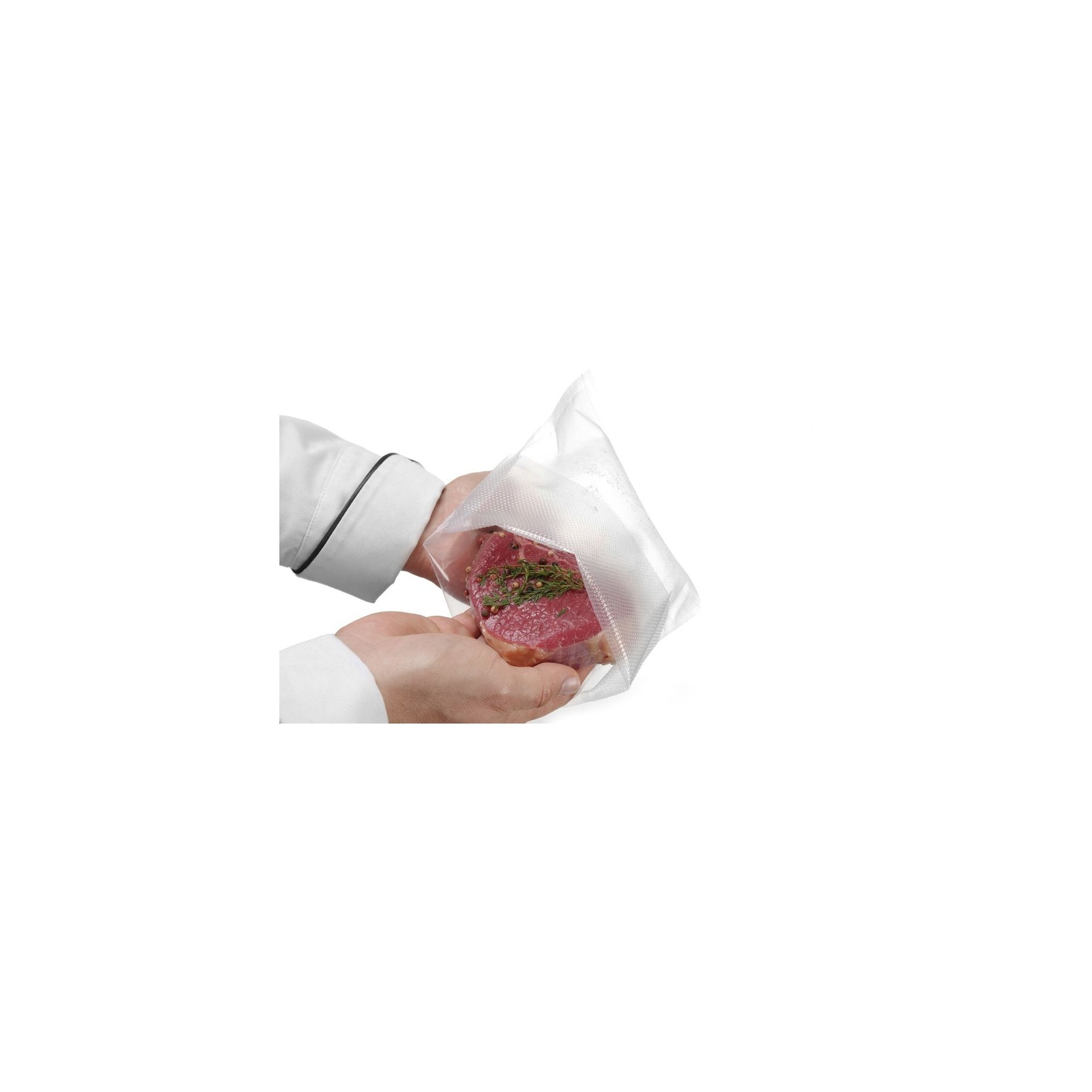 Vakuum-Kochbeutel, geprägt, 100 Stk., 150x400mm Vakuum-Kochbeutel, geprägt, 100 Stk., 150x400mm