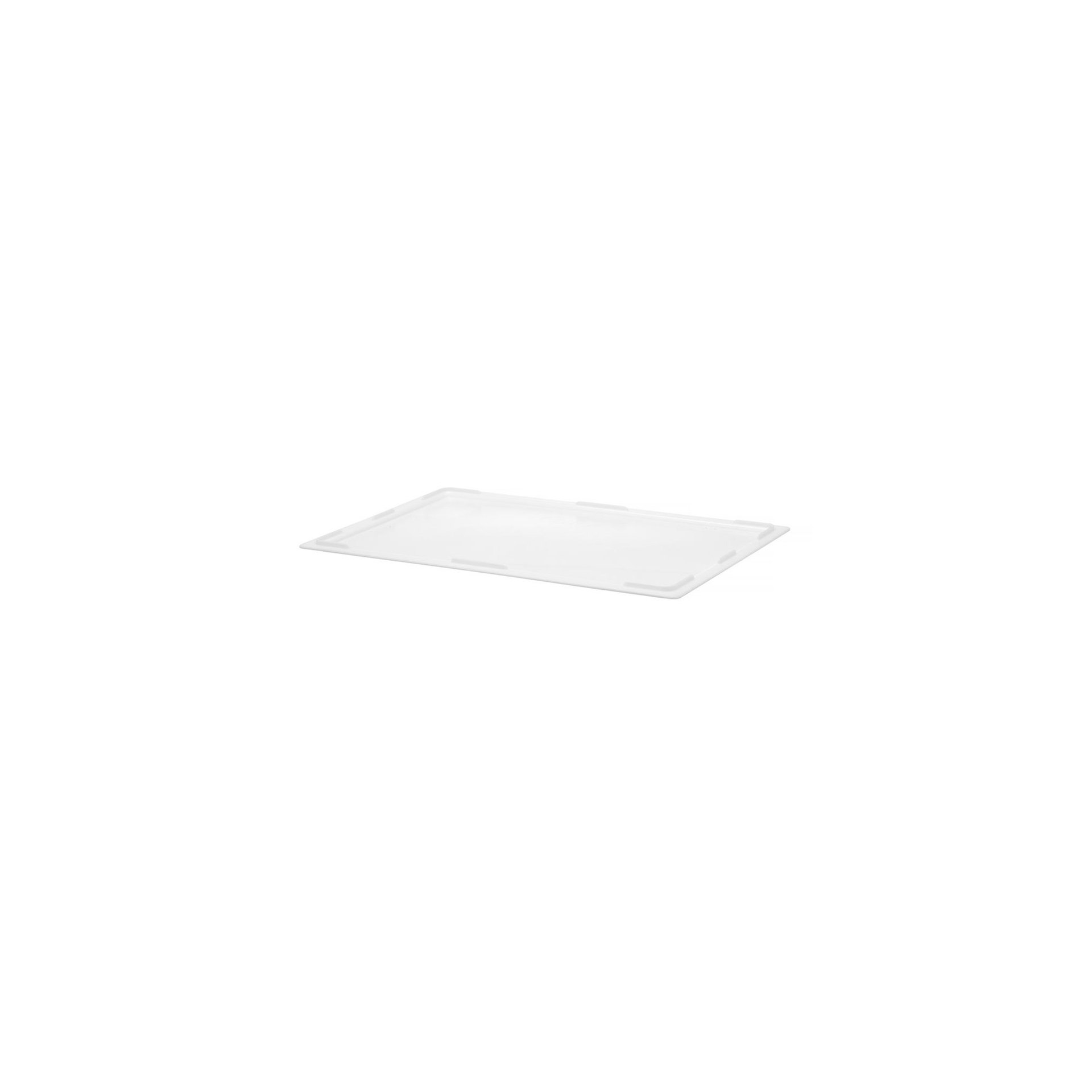 Deckel für Pizzateigbox GN 1/1, GN 1/1, Weiß, 530x325x(H)20mm