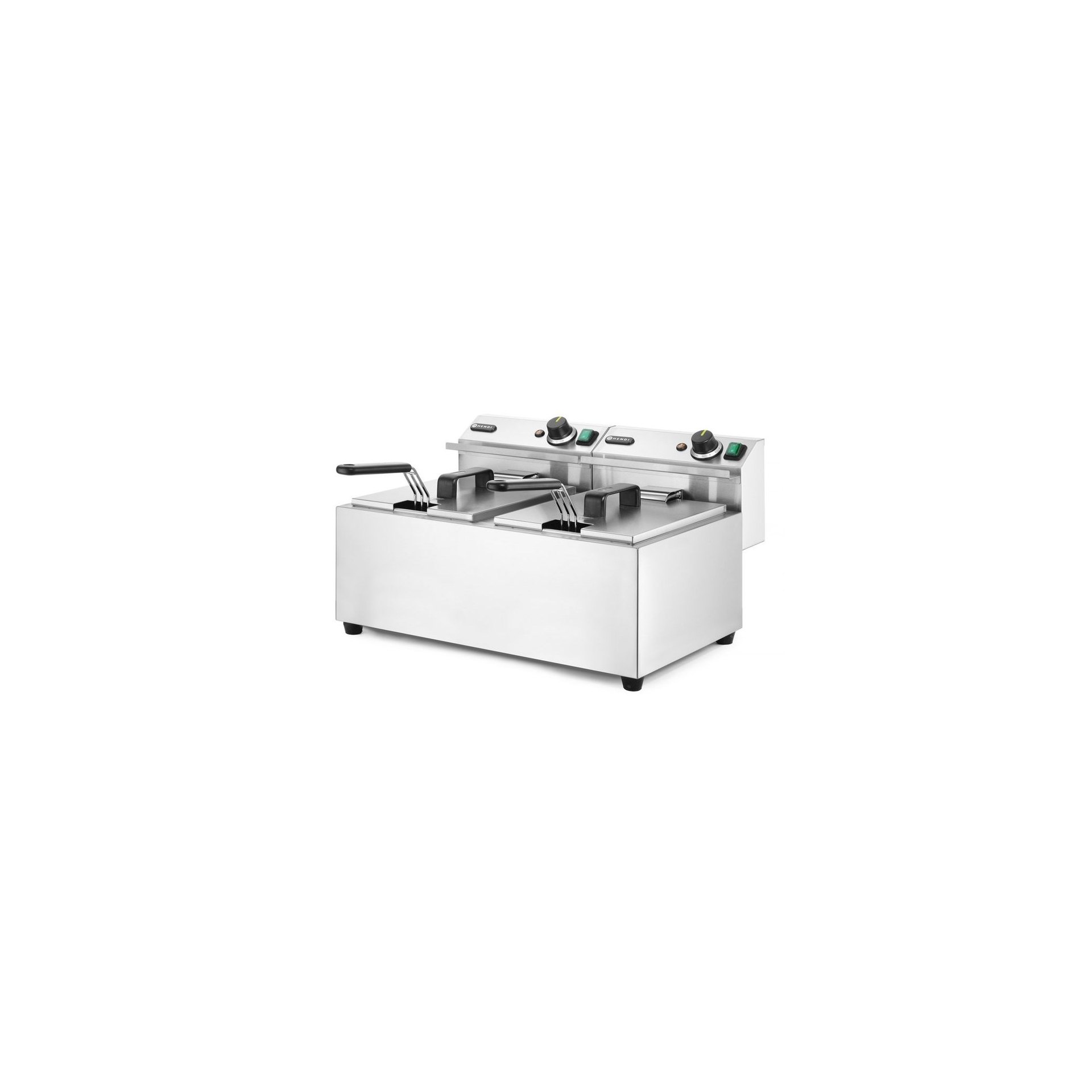 Fritteuse Profi Line, 2×8 l, Profi Line, 16L, 230V/7000W, 605x460x(H)369mm