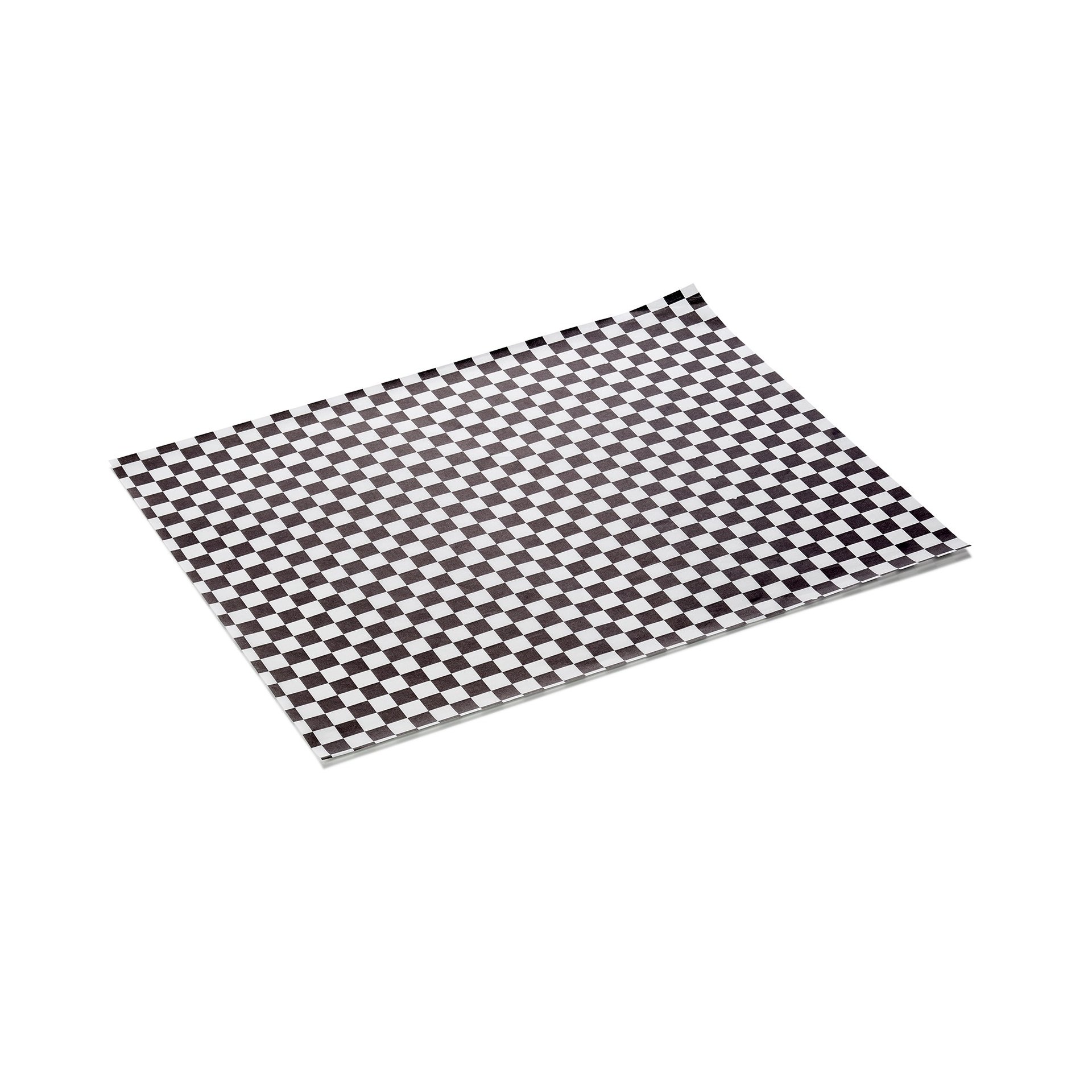 Burgerpapier Schwarz Weiss Set WRAP & GO, 28 x 34, Set á 1000 Stück, Fettpapier