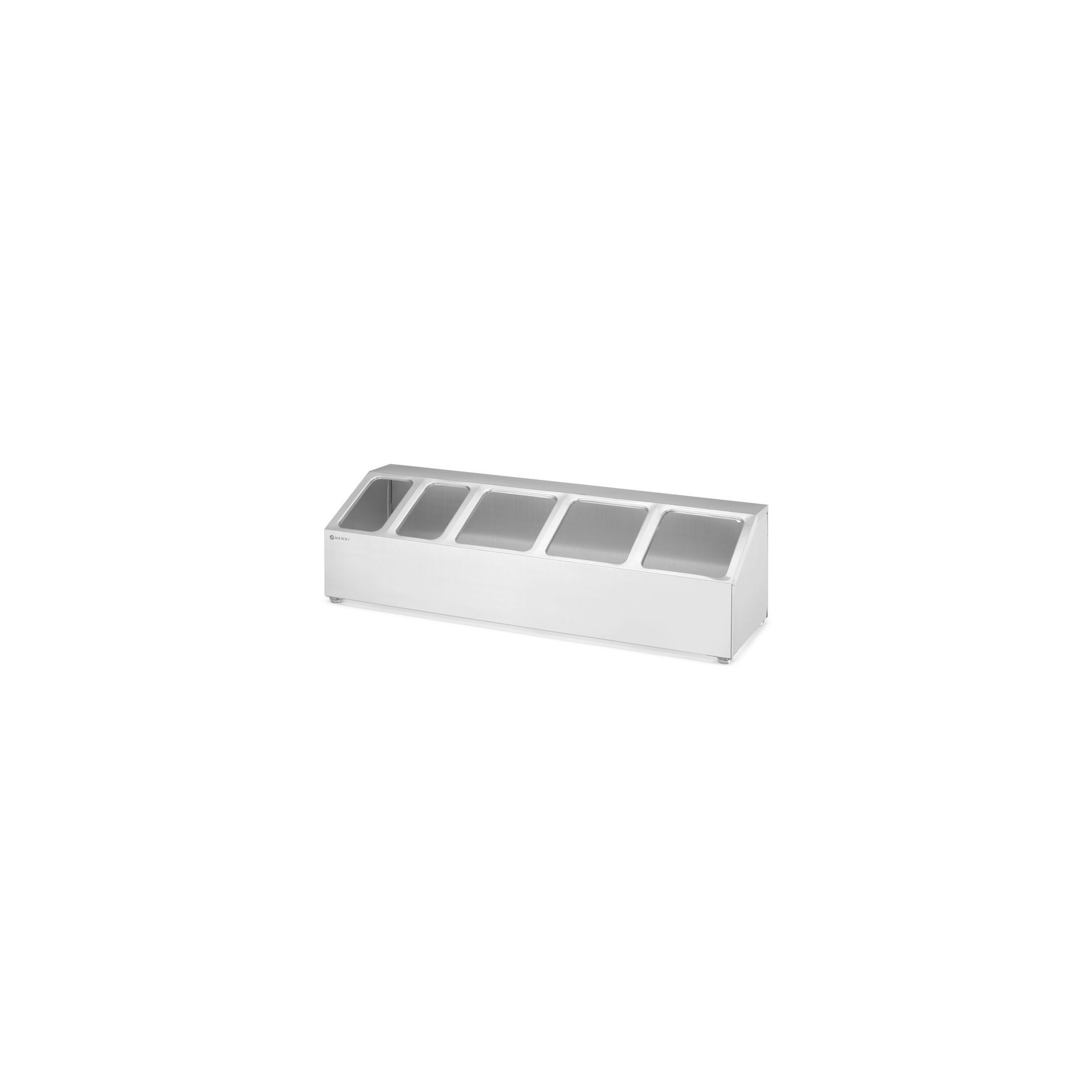 Halterung für Gastronorm-Behälter, 5 Fächer, 745x245x(H)215mm Halterung für Gastronorm-Behälter, 5 Fächer, 745x245x(H)215mm