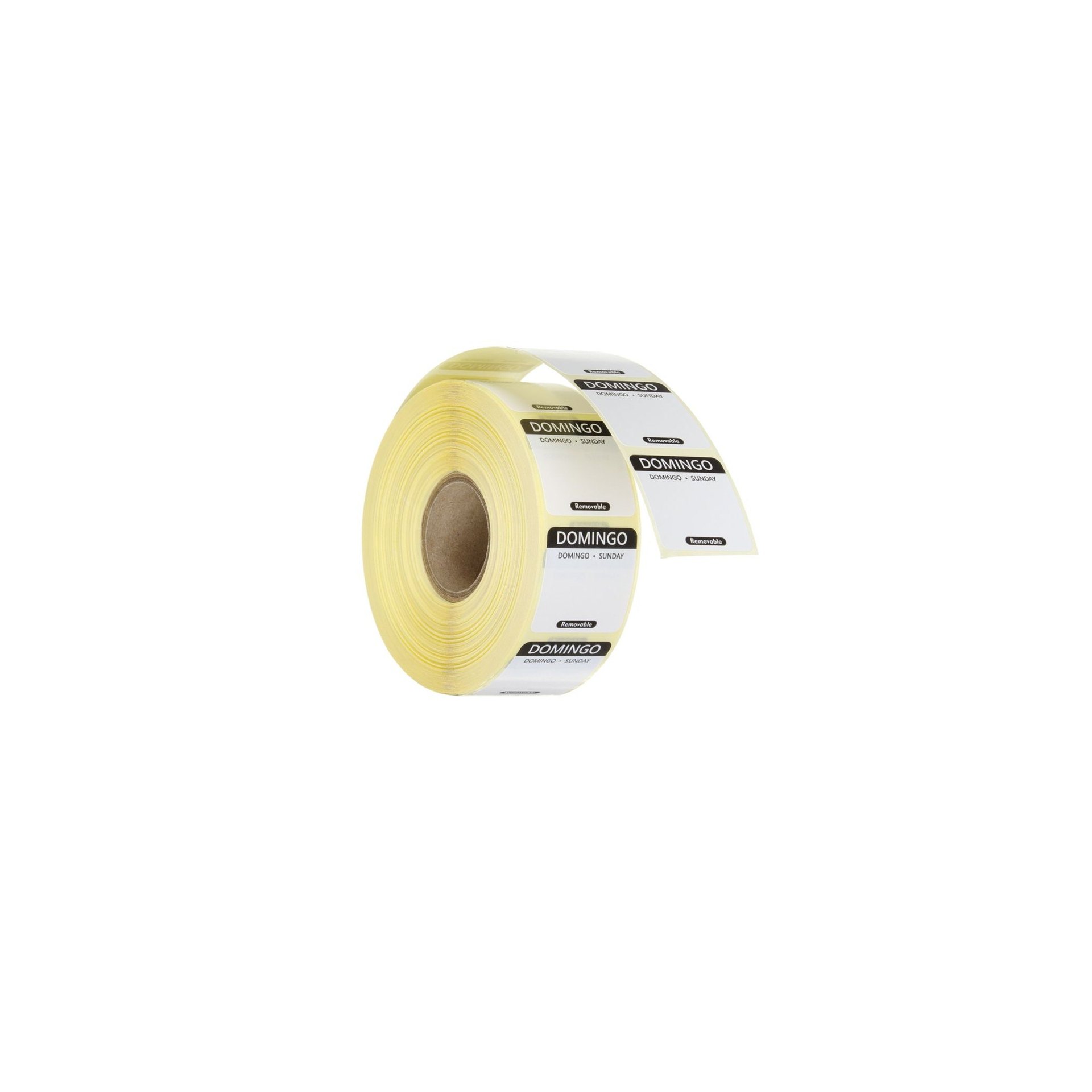Täglich anwendbare Lebensmittelsicherheitsetiketten, für den Mehrfachgebrauch, leicht zu entfernen , Schwarz, 1000 Stk., 25x25x(H)mm
