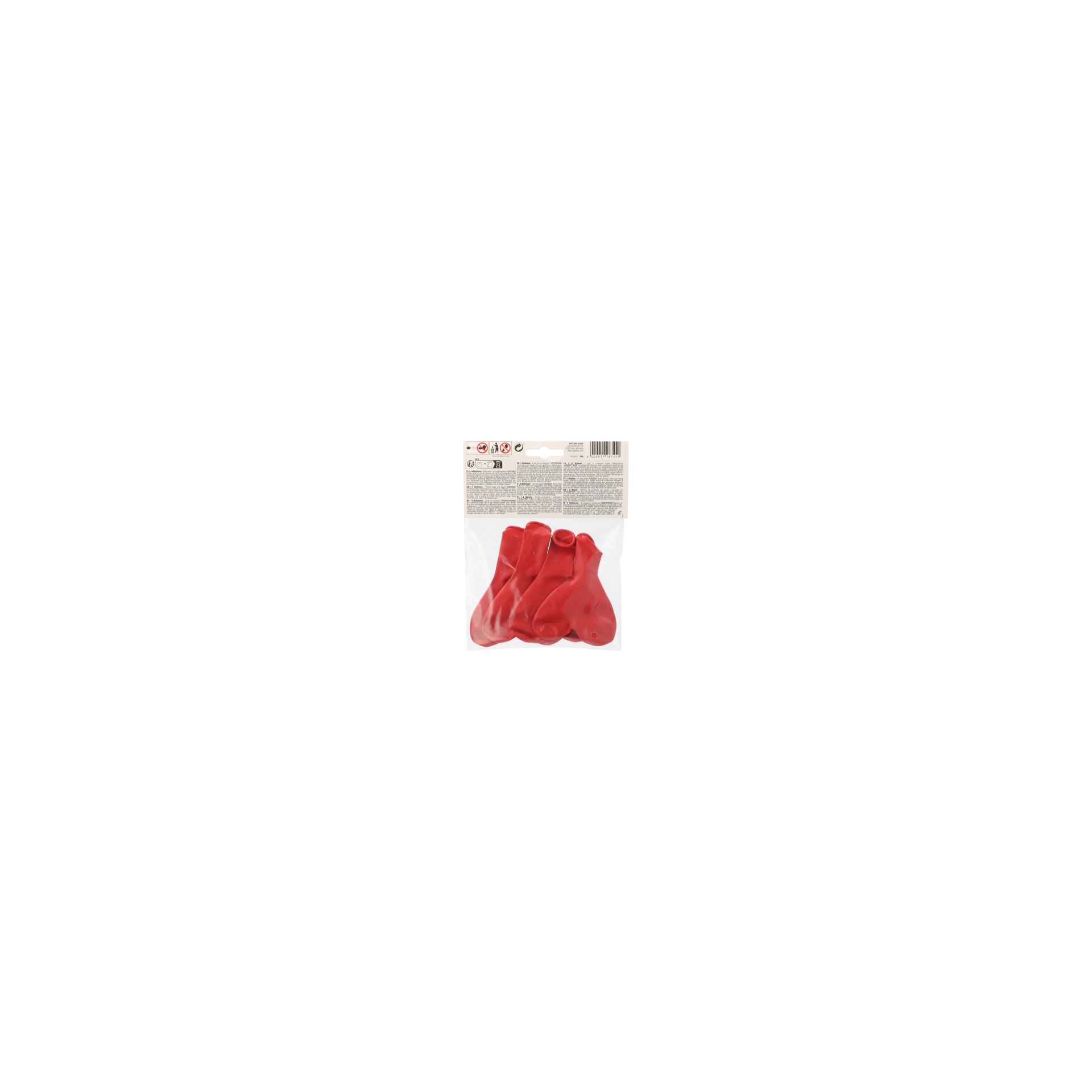 Luftballons Ø 30 cm rot "Heart" large