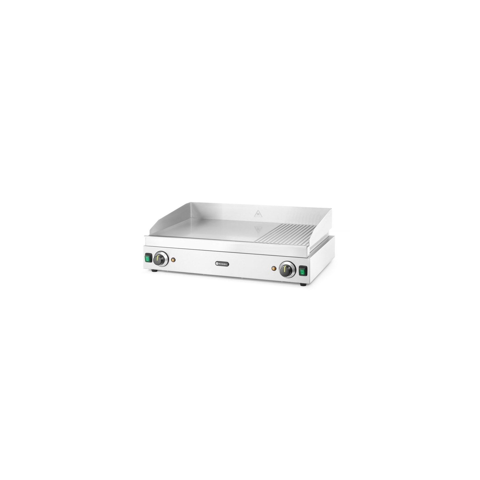 Grillplatte, Profi Line, 2/3 glatt, 1/3 gerillt, 230V/3500W, 697x474x(H)241mm Grillplatte, Profi Line, 2/3 glatt, 1/3 gerillt, 230V/3500W, 697x474x(H)241mm