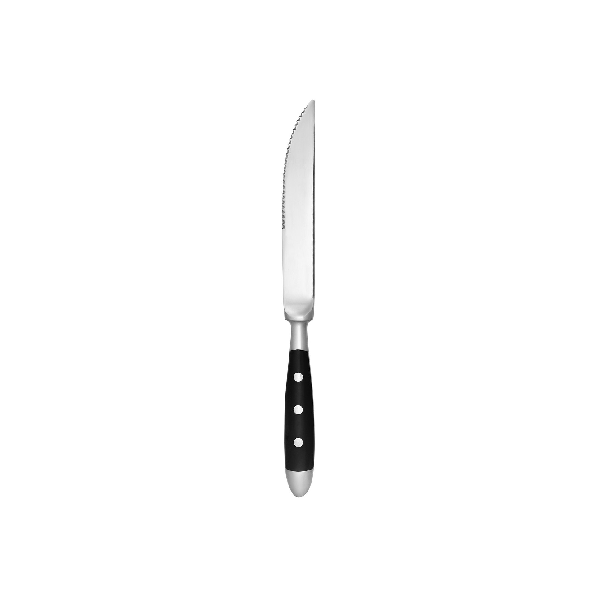 Steakmesser (L) 21,5 cm, Serie Bistro, Chromstahl