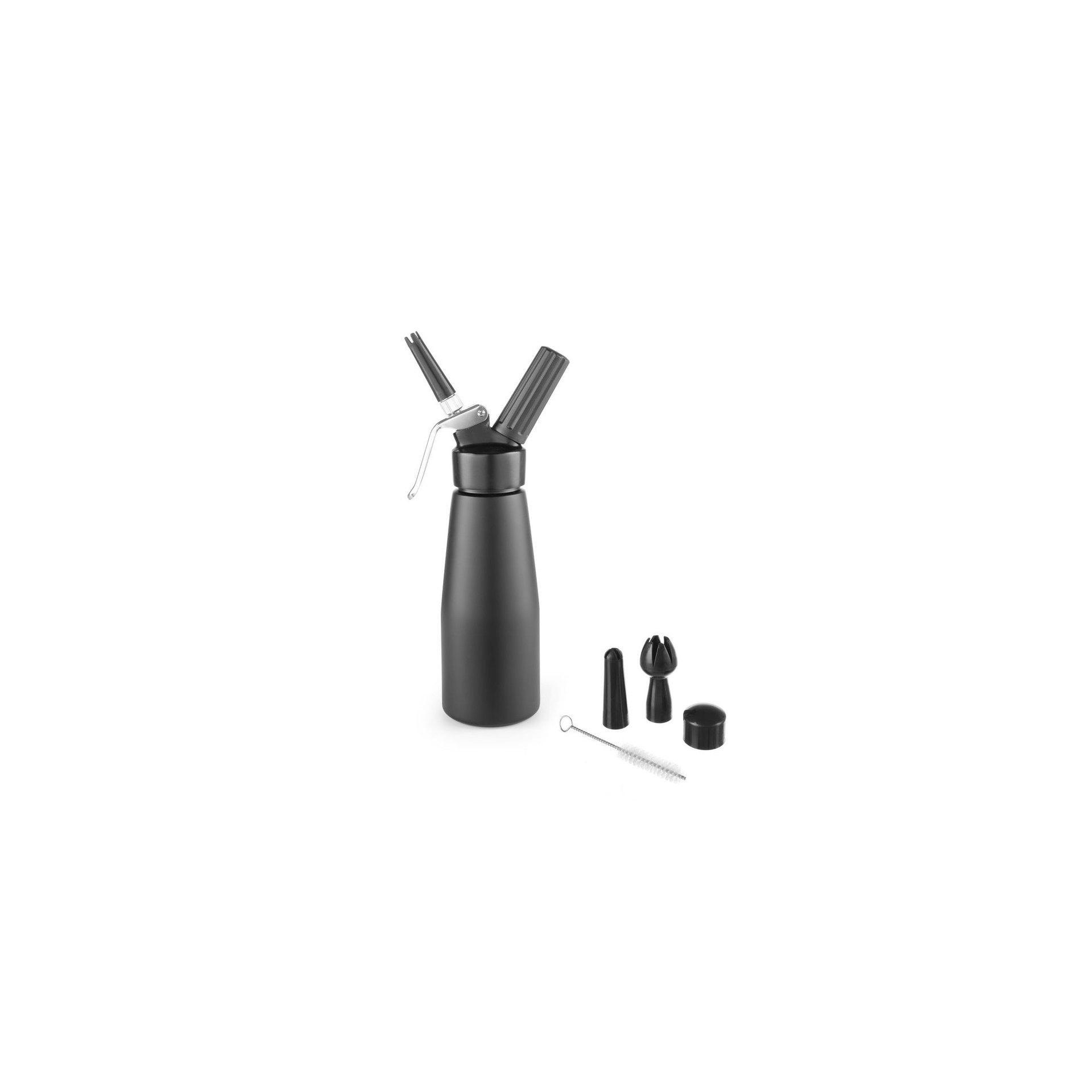 Sahnespender, schwarz, Kitchen Line, 0,5L, Schwarz, ⌀80x(H)260mm Sahnespender, schwarz, Kitchen Line, 0,5L, Schwarz, ⌀80x(H)260mm