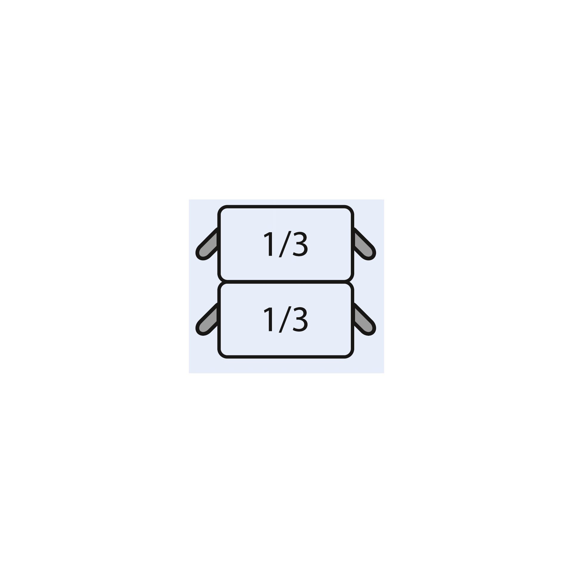 E7/CPCEXE Nudelkorb-Set: 2 x 1/3 GN