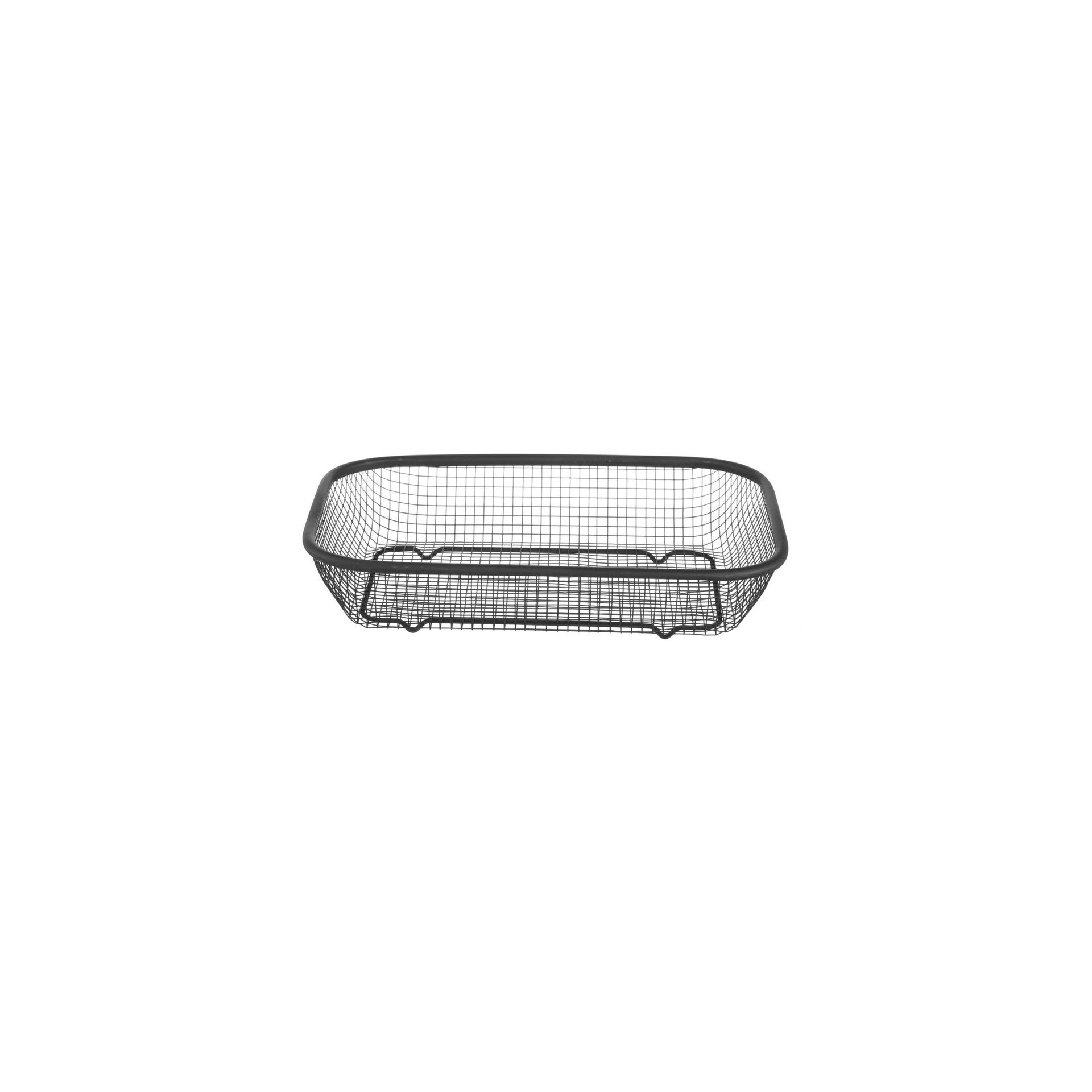 Servierkorb, schwarz, 295x220x(H)60mm