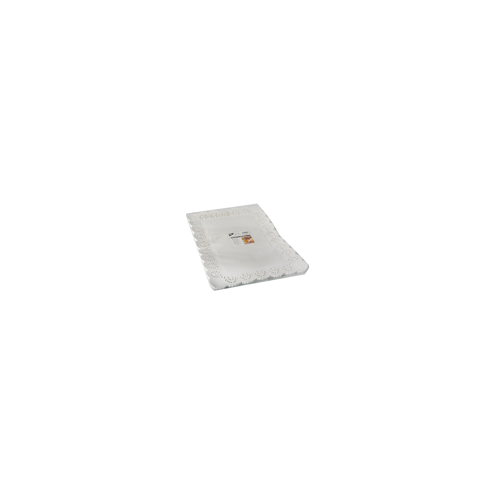 Spitzenpapiere eckig 45 cm x 32 cm weiss