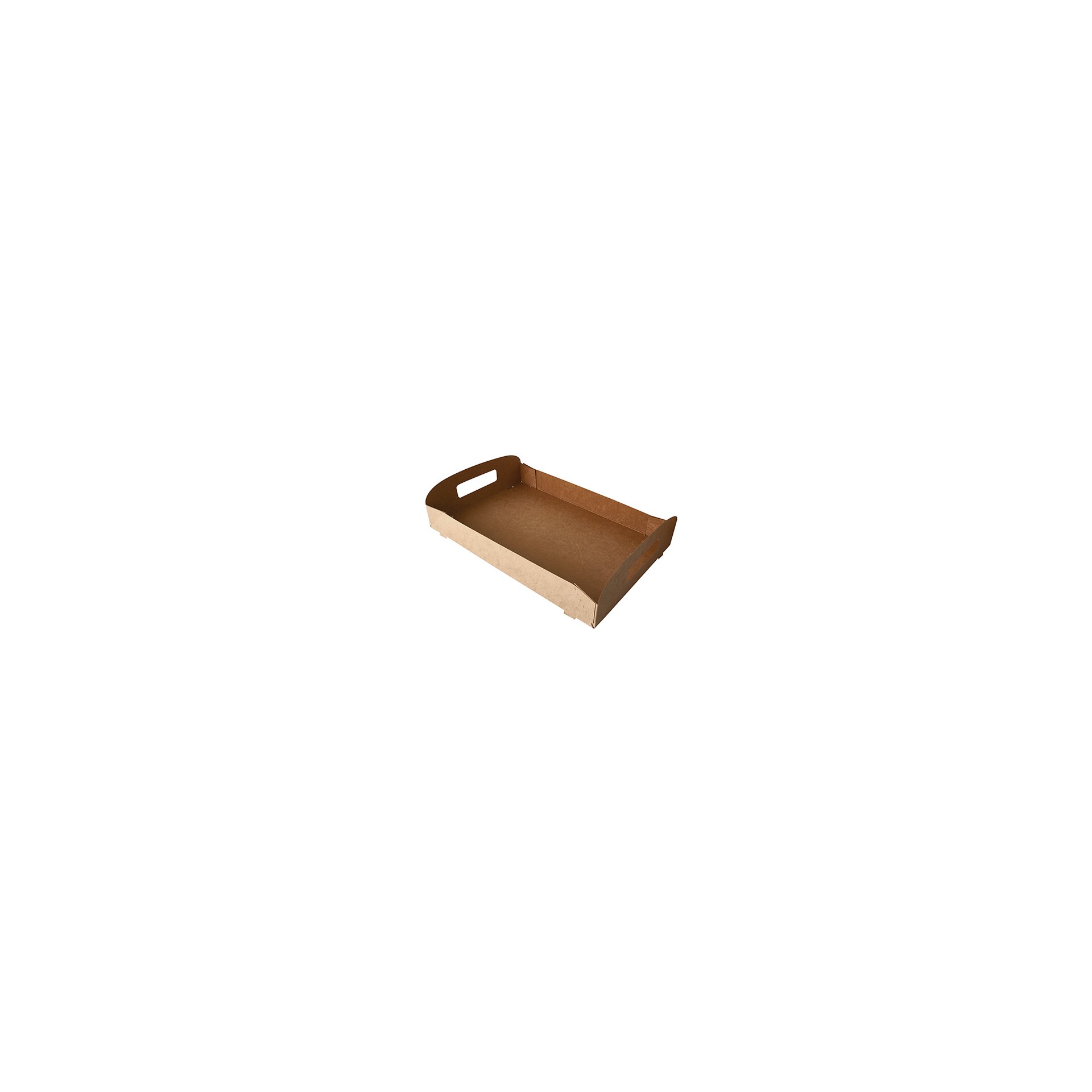 Tragetabletts, Pappe "pure" 4,5 cm x 35 cm x 24 cm braun "100% Fair" Tragetabletts, Pappe "pure" 4,5 cm x 54,4 cm x 36,6 cm braun "100% Fair"
