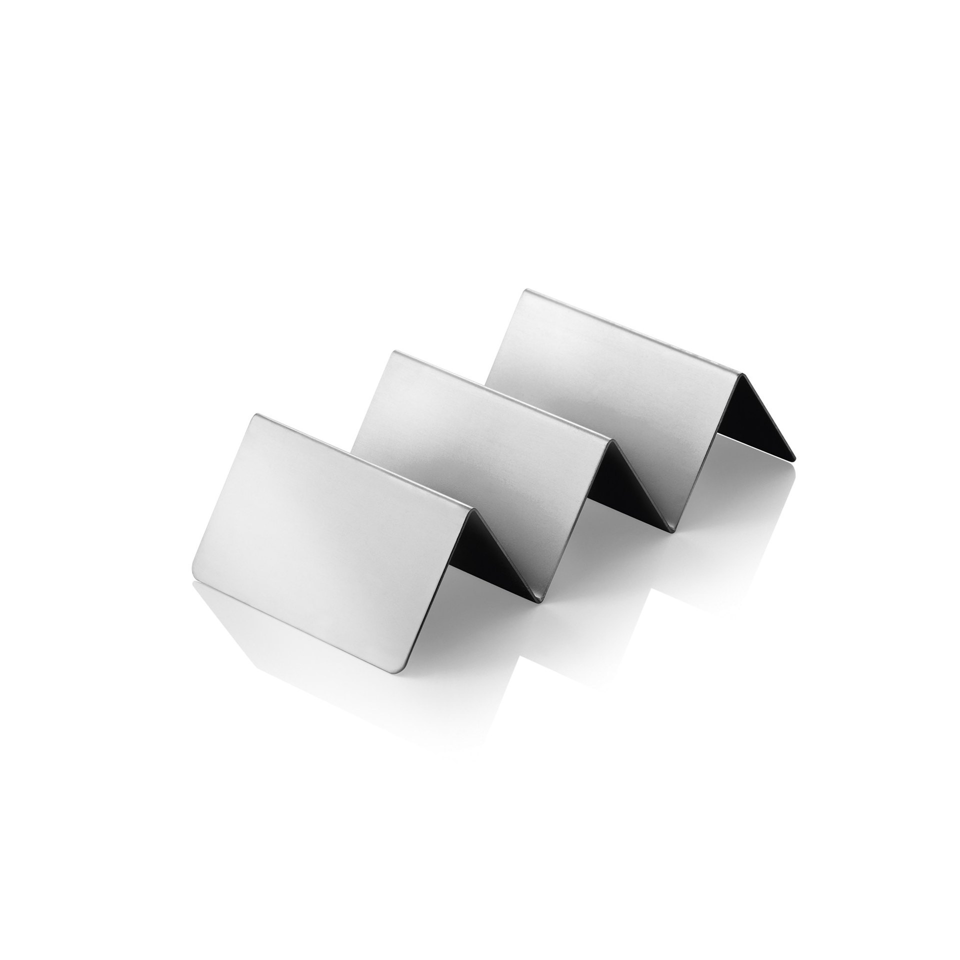 Snackpresenter mit 2 Ablagen, 21 x 10 x 5 cm, Edelstahl Snackpresenter mit 2 Ablagen, 21 x 10 x 5 cm, Edelstahl