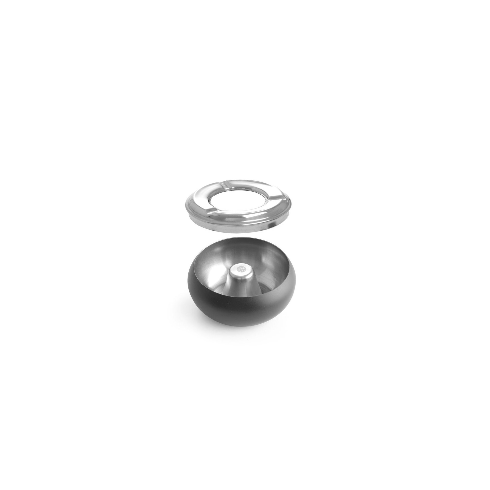 Aschenbecher, schwarz, ⌀105x(H)58mm