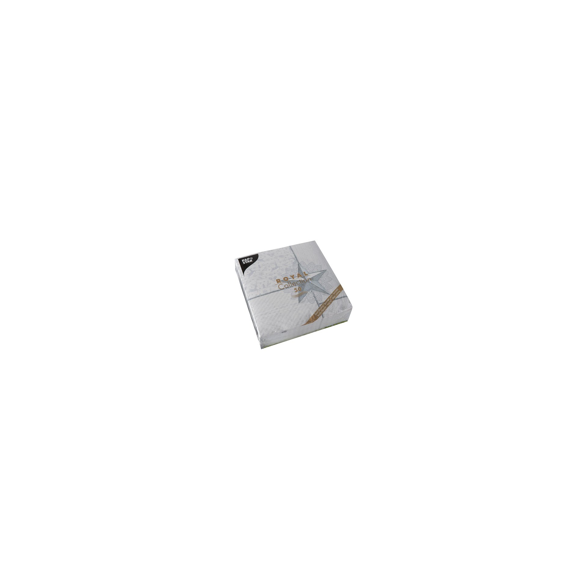 Servietten "ROYAL Collection" 1/4-Falz 40 cm x 40 cm weiss "Rising Star" Servietten "ROYAL Collection" 1/4-Falz 40 cm x 40 cm weiss "Rising Star"