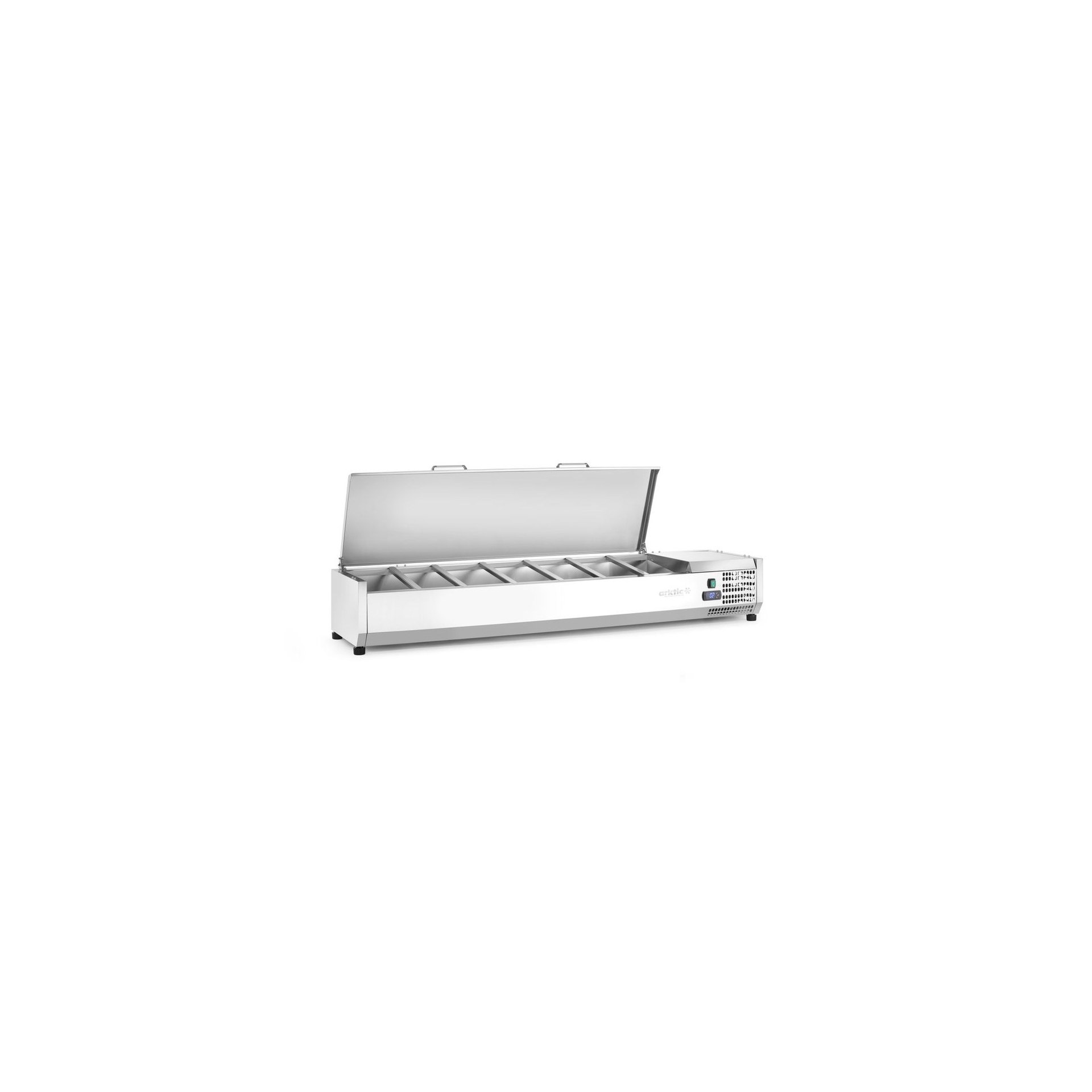 Aufsatz-Kühlvitrine Arktic, 7x GN 1/3 1605x420x630mm