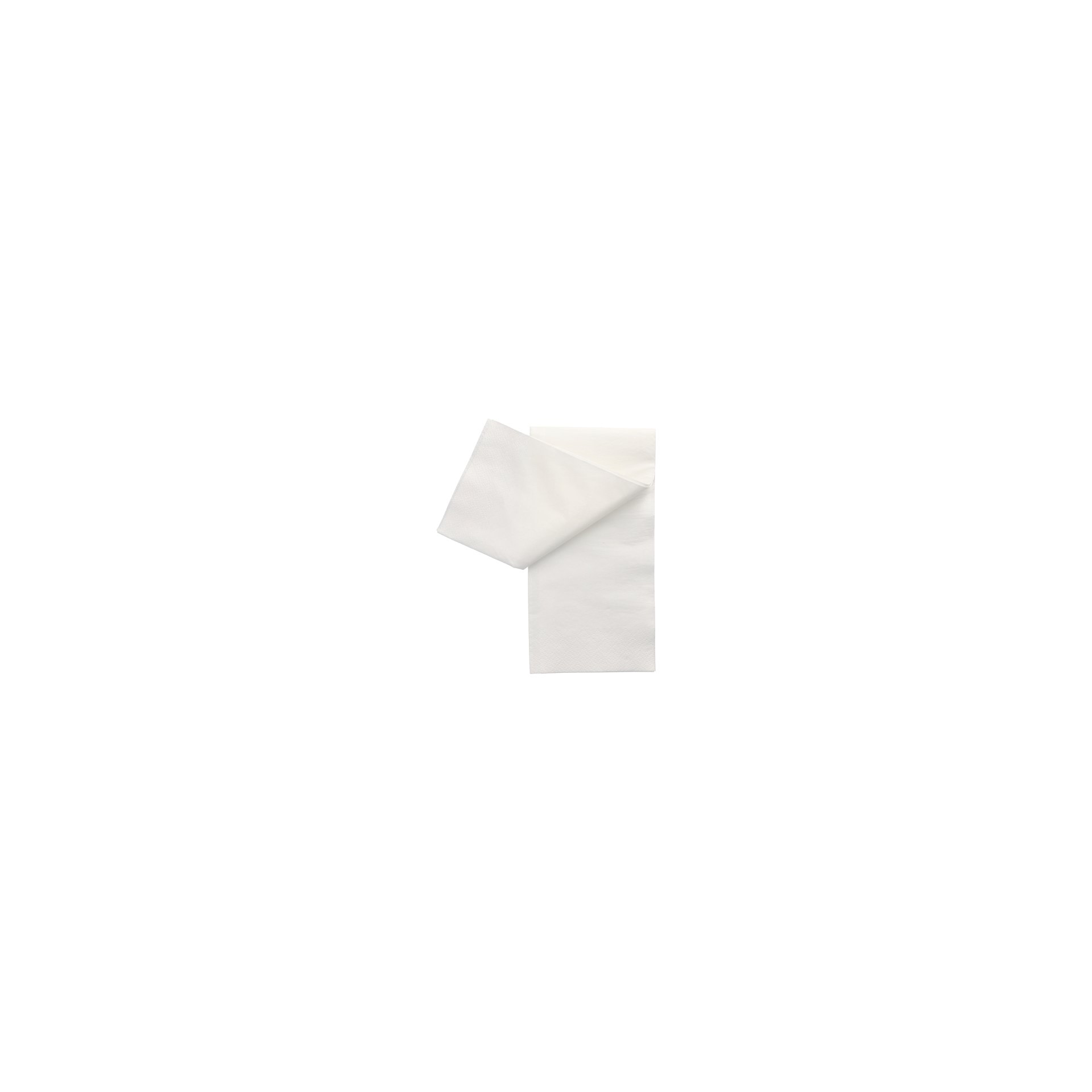 Servietten, 2-lagig 1/8-Falz 40 cm x 40 cm weiss