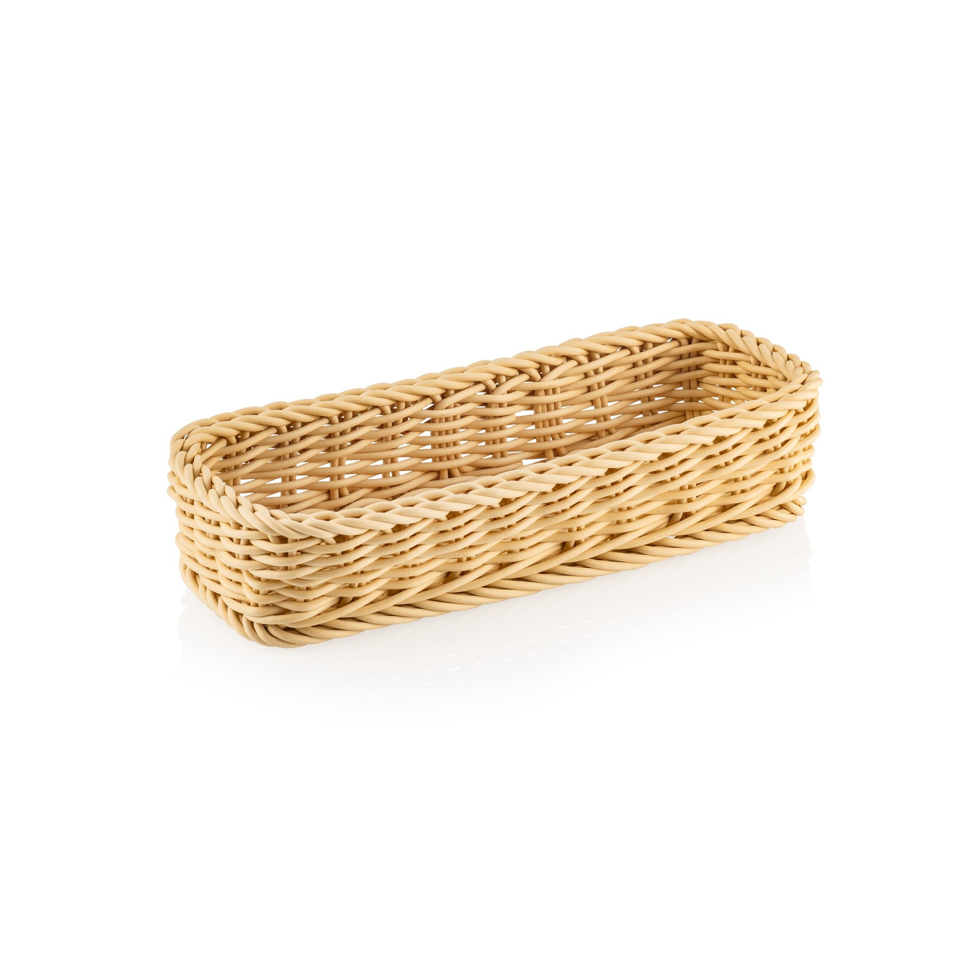 Besteckkorb 27 x 10 x 5 cm, hellbeige Besteckkorb 27 x 10 x 5 cm, hellbeige