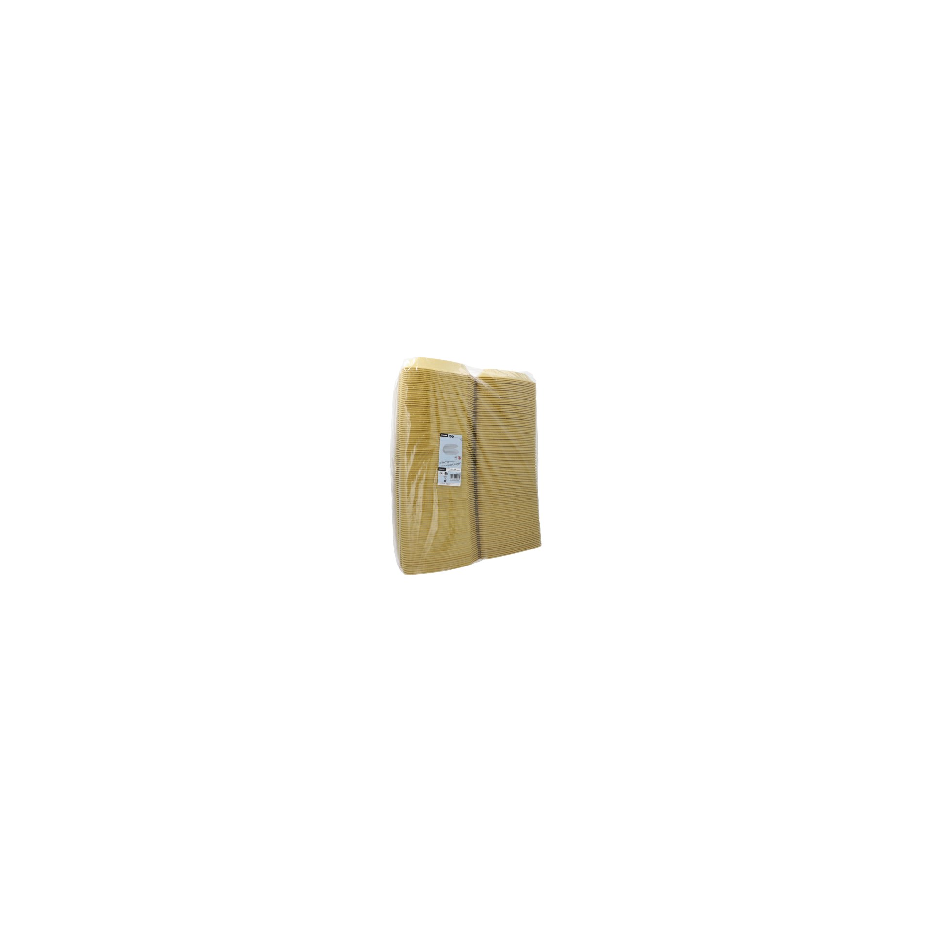 Menüboxen mit Klappdeckel, XPS ungeteilt 7,5 cm x 24,3 cm x 20,8 cm gold