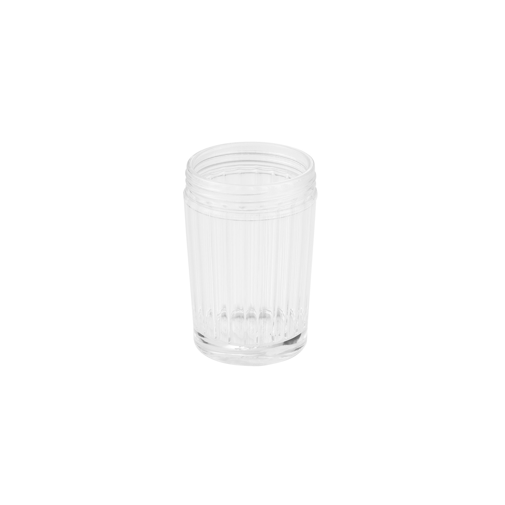 Streuer, Ø 7 cm, Höhe 11,5 cm, 2 mm Perforierung, Glas Streuer, Ø 7 cm, Höhe 11,5 cm, 2 mm Perforierung, Glas